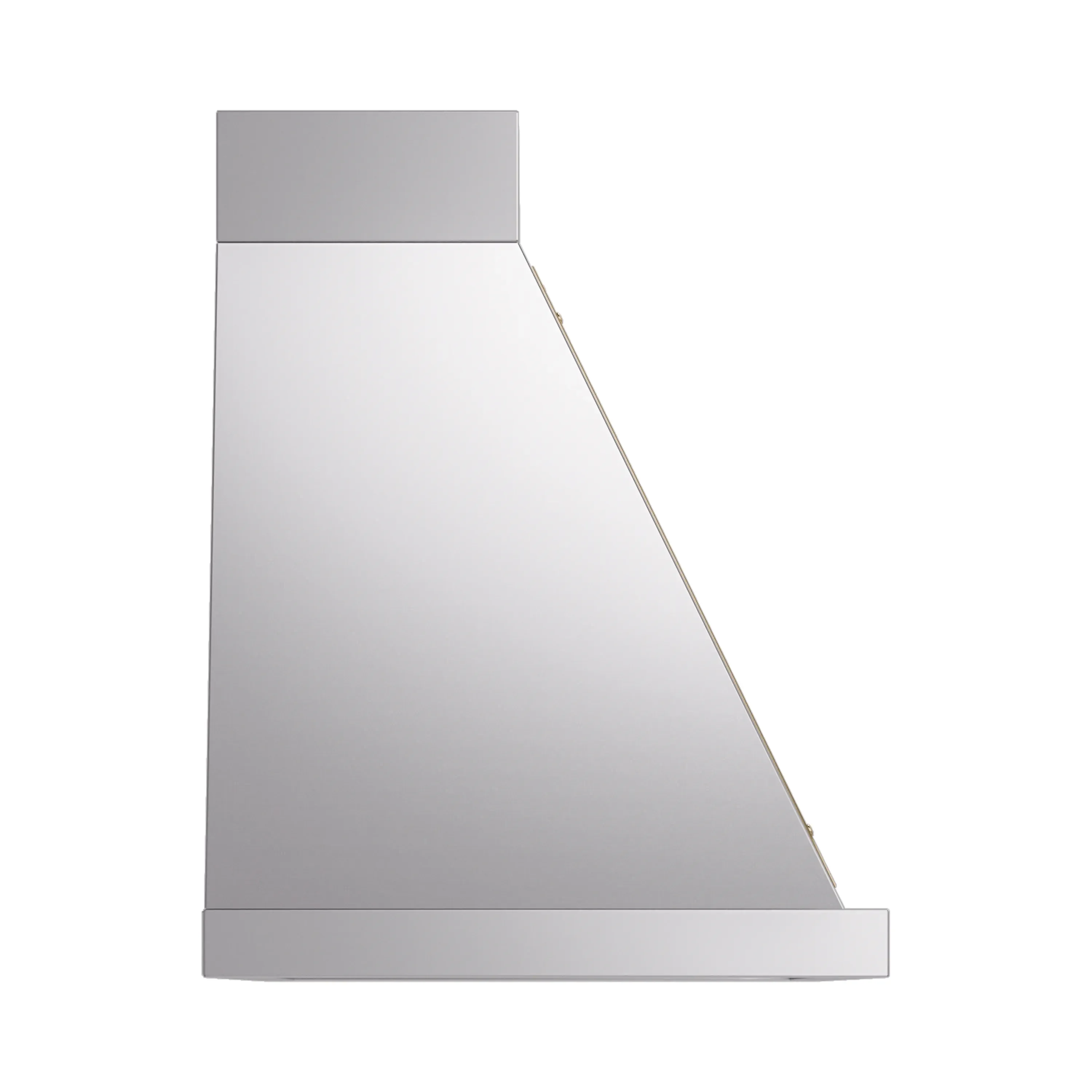 ILVE Nostalgie II 40-Inch 600 CFM Wall Mounted Range Hood in Stainless Steel with Brass Trim (UANB40SSG) - Image 3