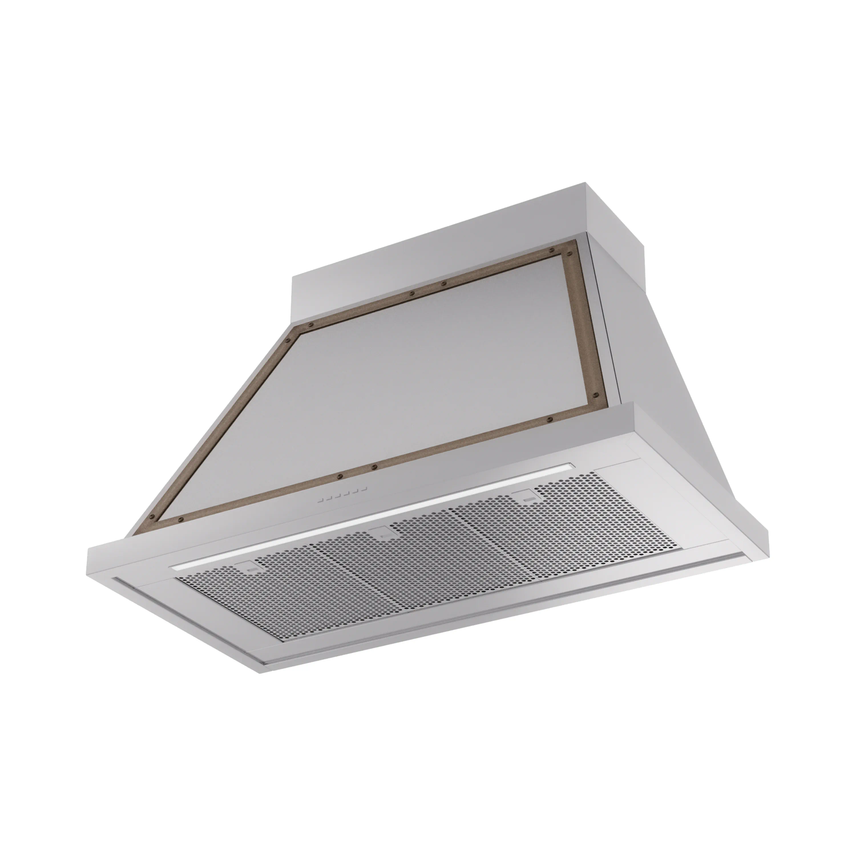 ILVE Nostalgie II 40-Inch 600 CFM Wall Mounted Range Hood in Stainless Steel with Bronze Trim (UANB40SSB) - Image 2