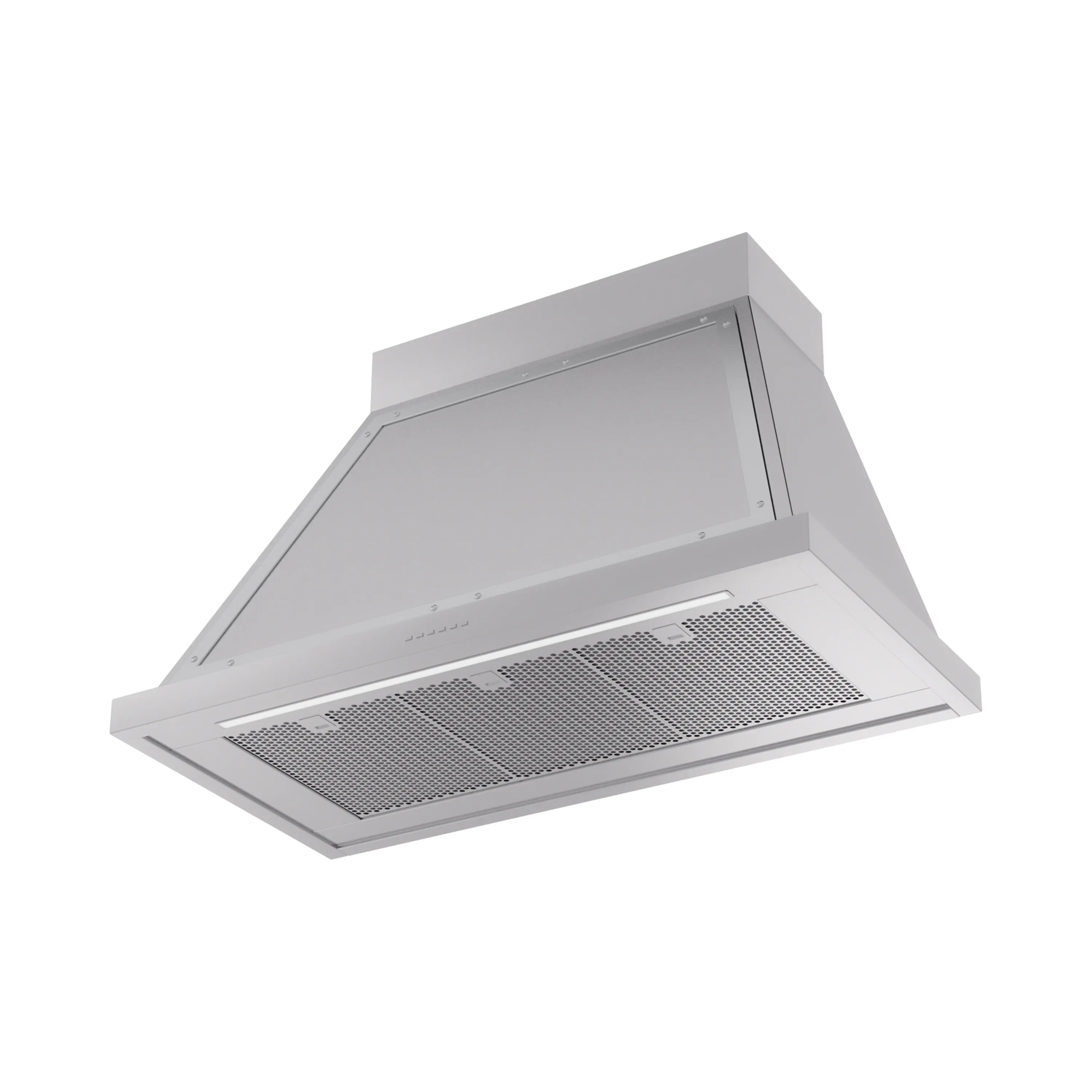 ILVE Nostalgie II 40-Inch 600 CFM Wall Mounted Range Hood in Stainless Steel with Chrome Trim (UANB40SSC) - Image 2