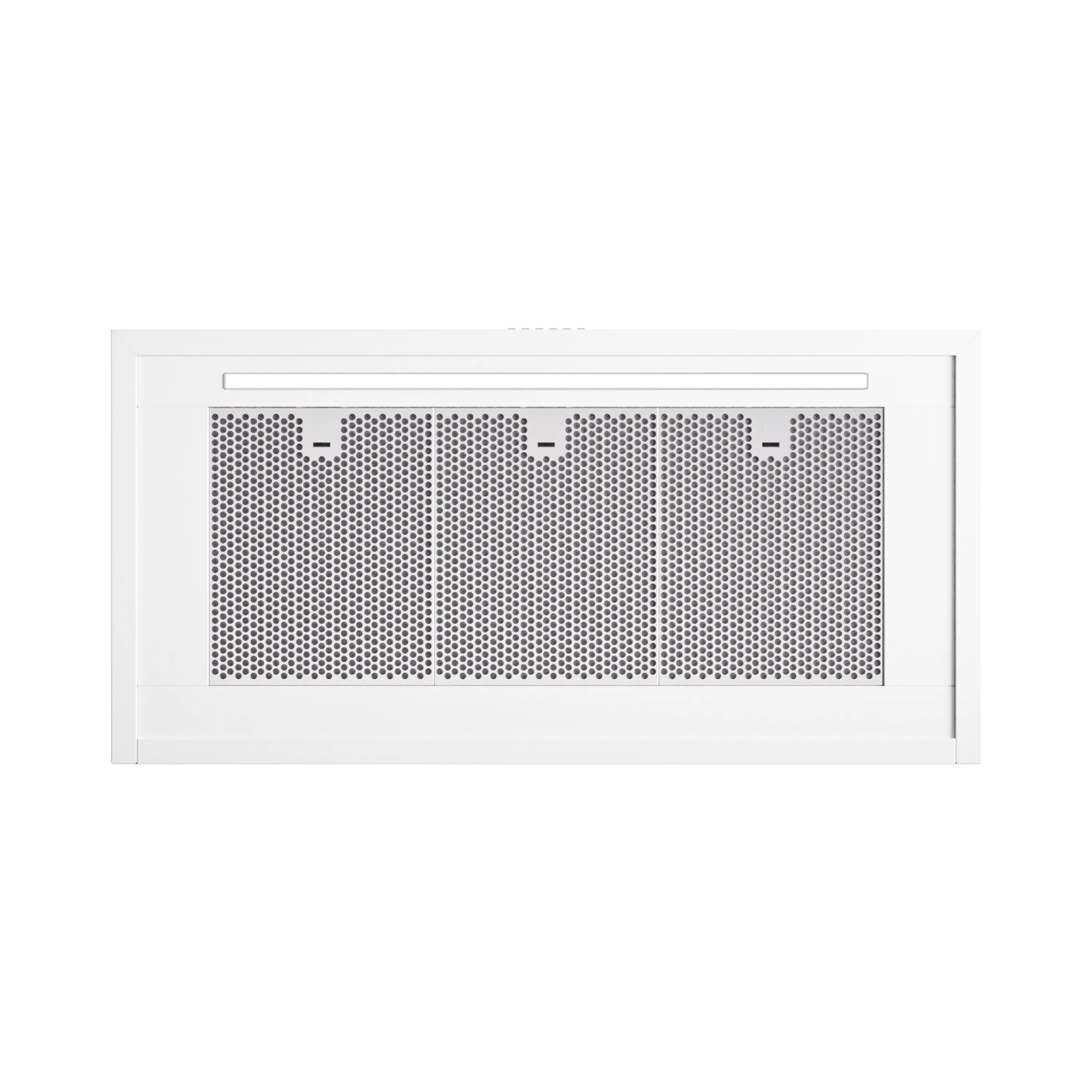 ILVE Nostalgie II 40-Inch 600 CFM Wall Mounted Range Hood in White with Brass Trim (UANB40WHG) - Image 4