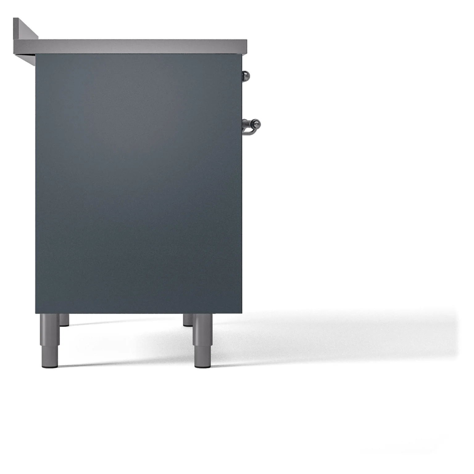 ILVE Nostalgie II 40-Inch Freestanding Electric Induction Range in Blue Grey with Chrome Trim (UPDI406NMPBGC) - Image 9
