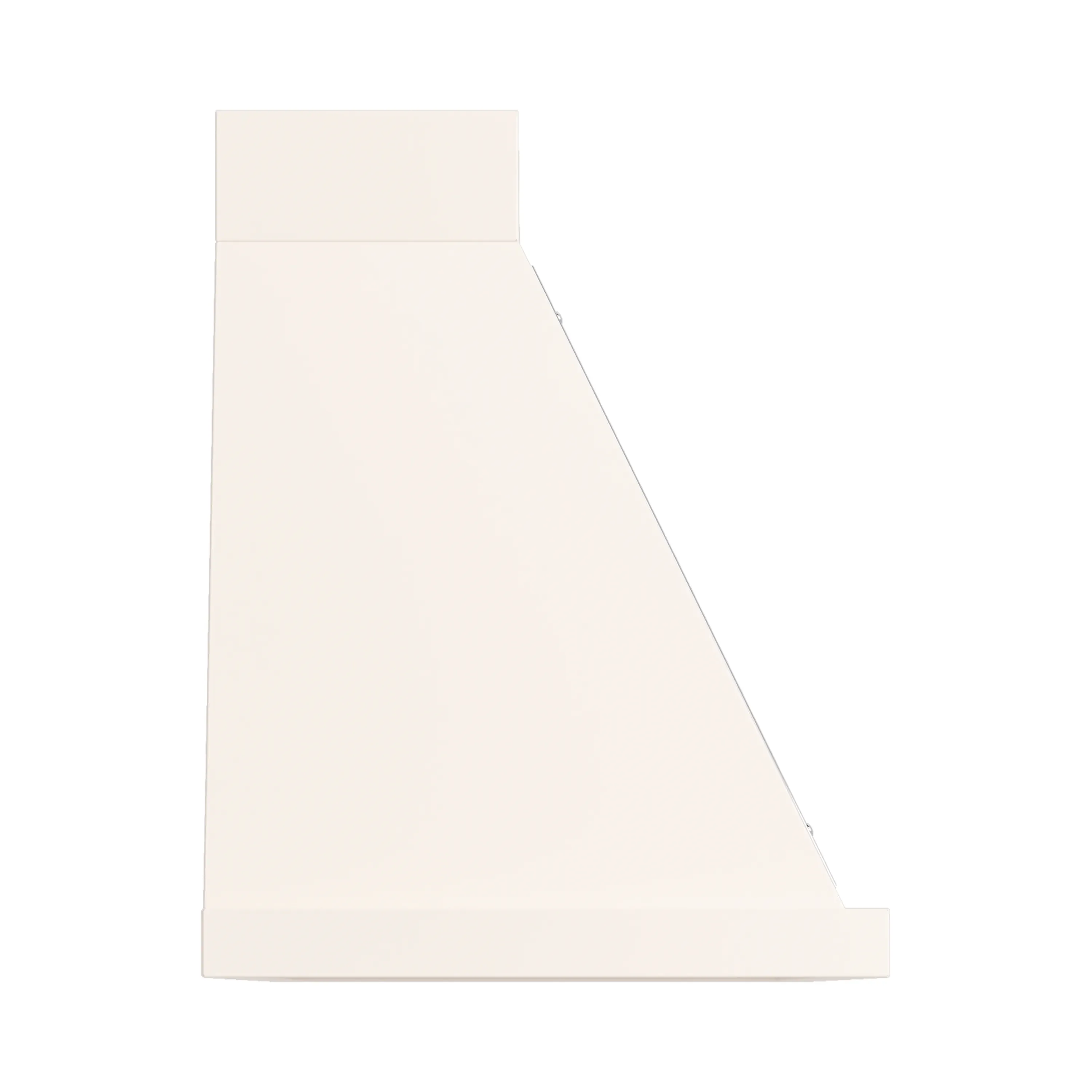 ILVE Nostalgie II 48-Inch 600 CFM Wall Mounted Range Hood in Antique White with Chrome Trim (UANB48AWC) - Image 3
