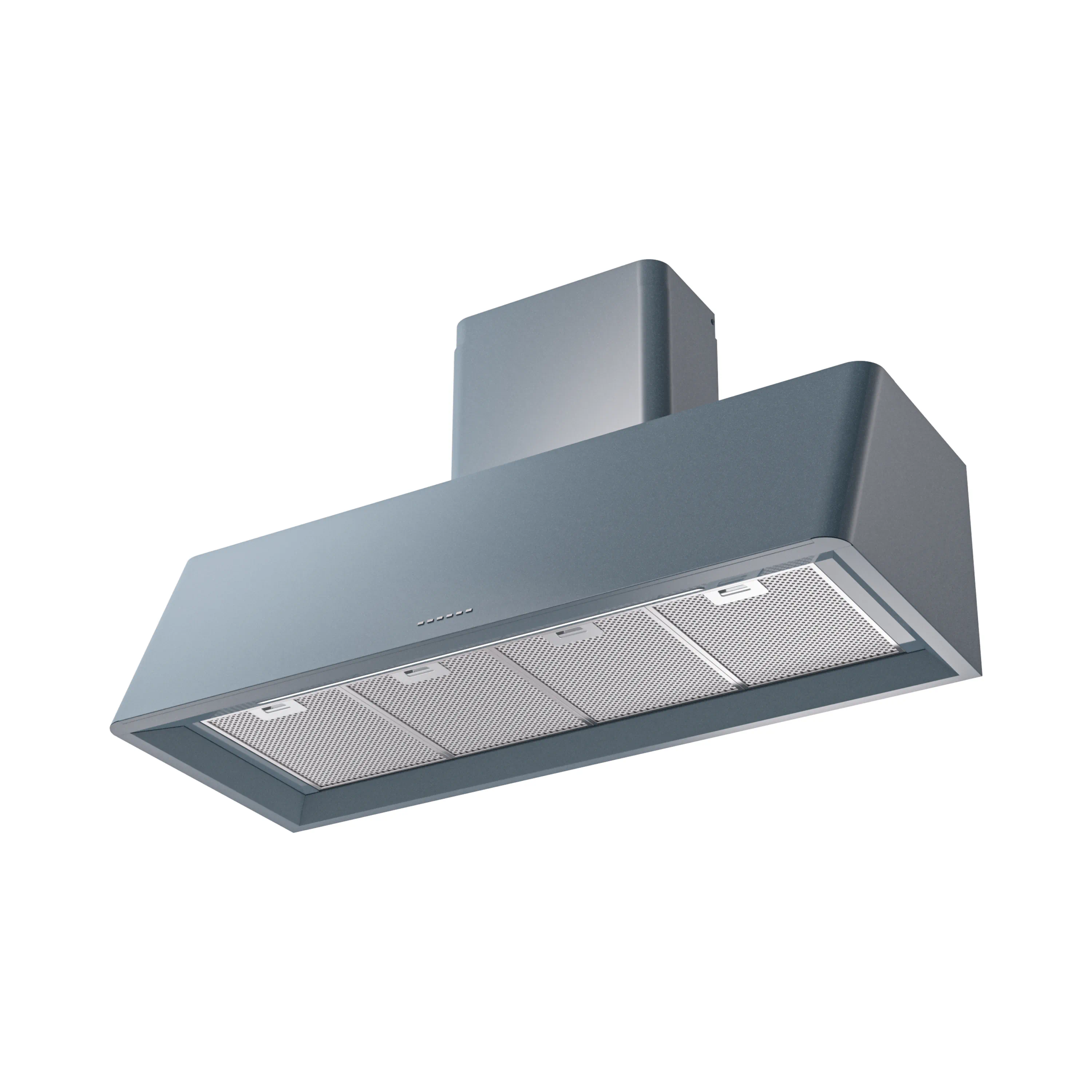 ILVE Nostalgie II 48-Inch 850 CFM Wall Mounted Range Hood in Blue Grey (UAG48BG) - Image 2