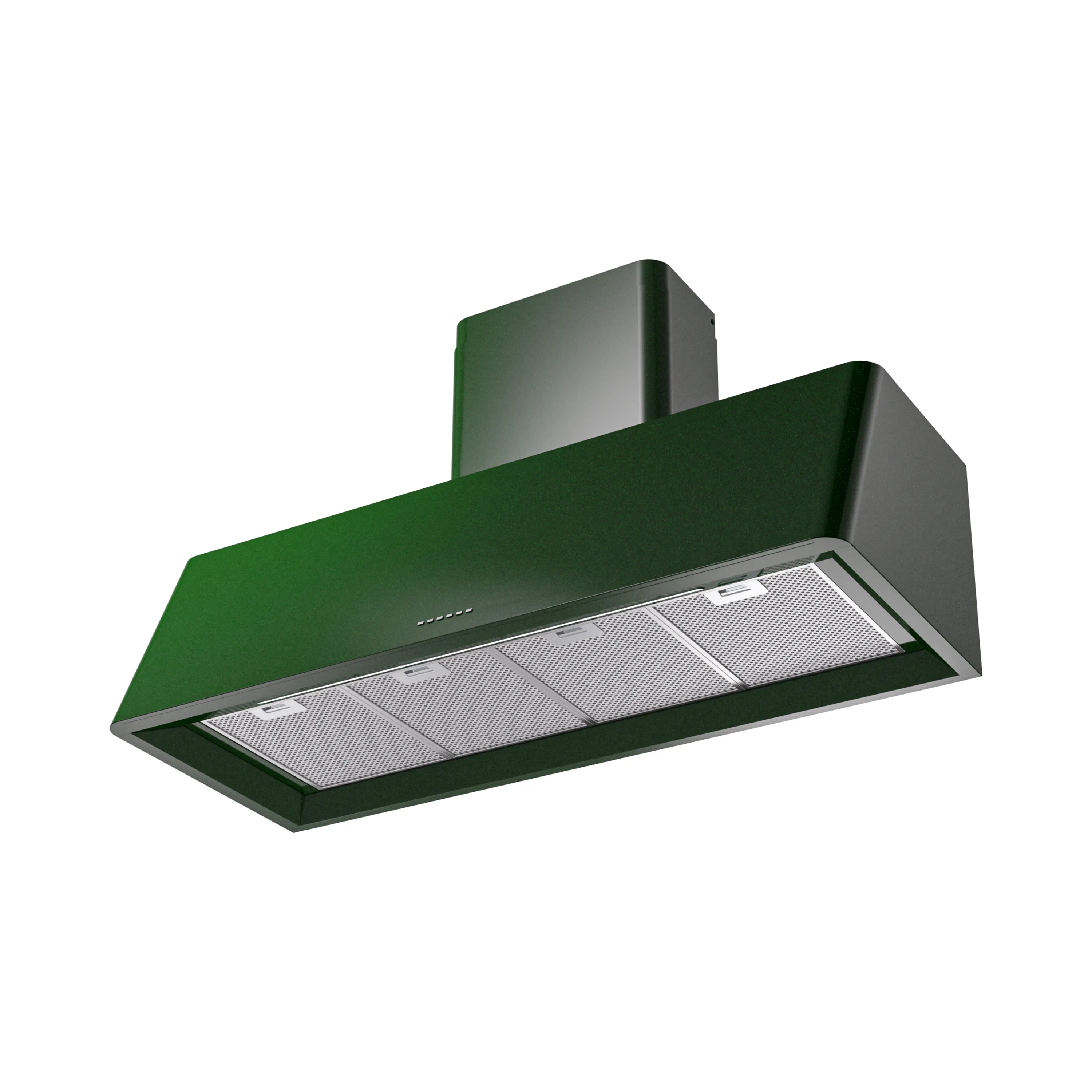 ILVE Nostalgie II 48-Inch 850 CFM Wall Mounted Range Hood in Emerald Green (UAG48EG) - Image 2