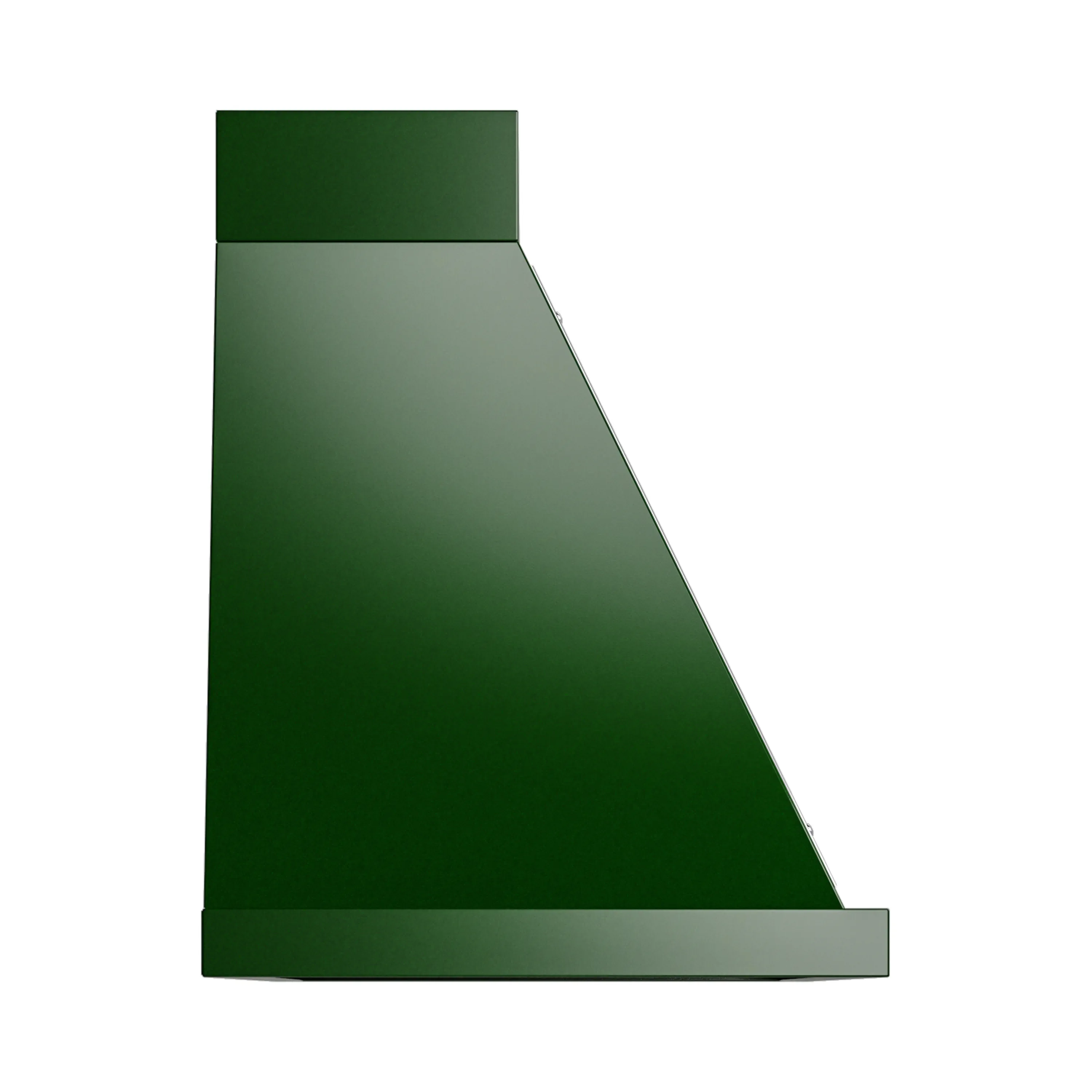 ILVE Nostalgie II 48-Inch 600 CFM Wall Mounted Range Hood in Emerald Green with Chrome Trim (UANB48EGC) - Image 3