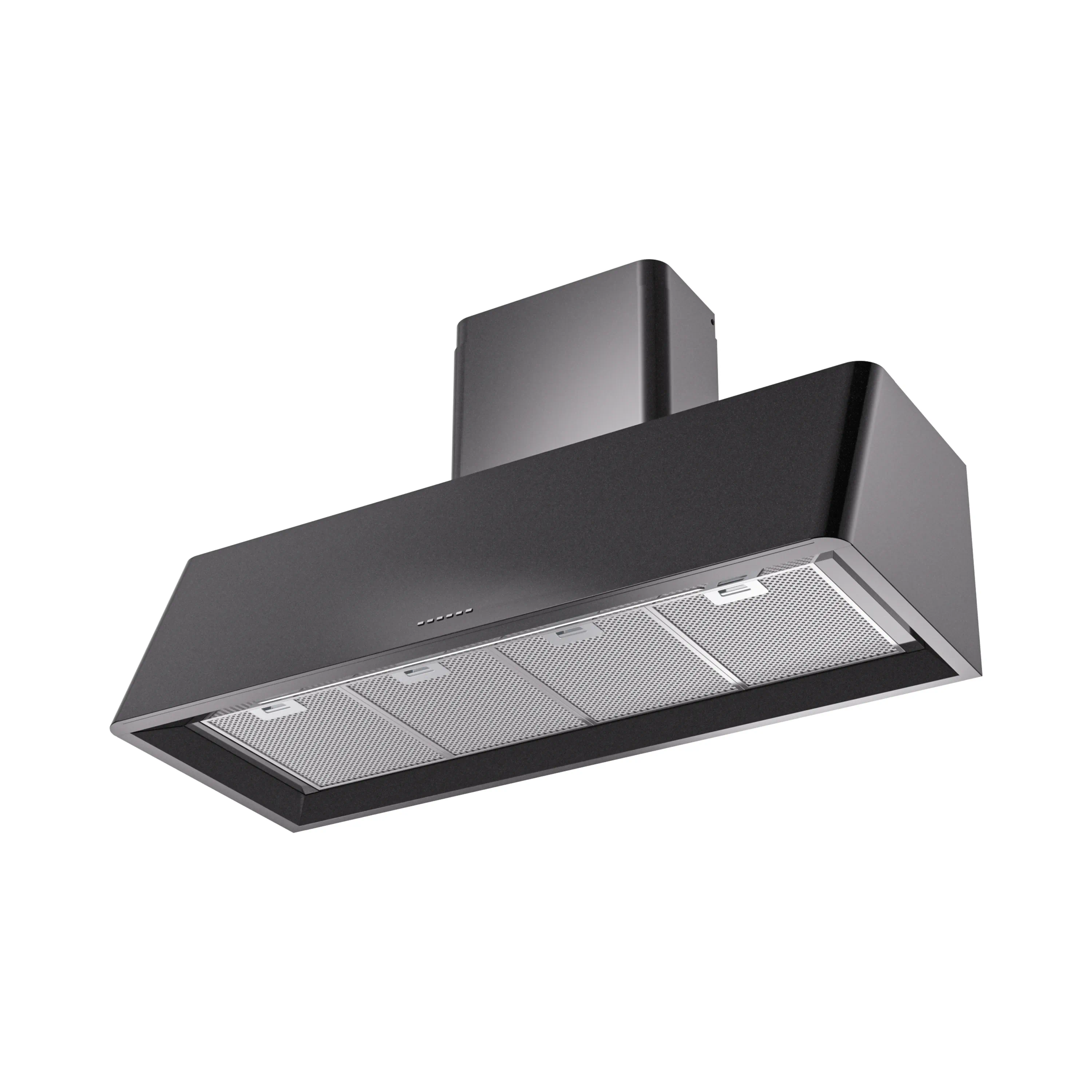 ILVE Nostalgie II 48-Inch 850 CFM Wall Mounted Range Hood in Glossy Black (UAG48BK) - Image 2