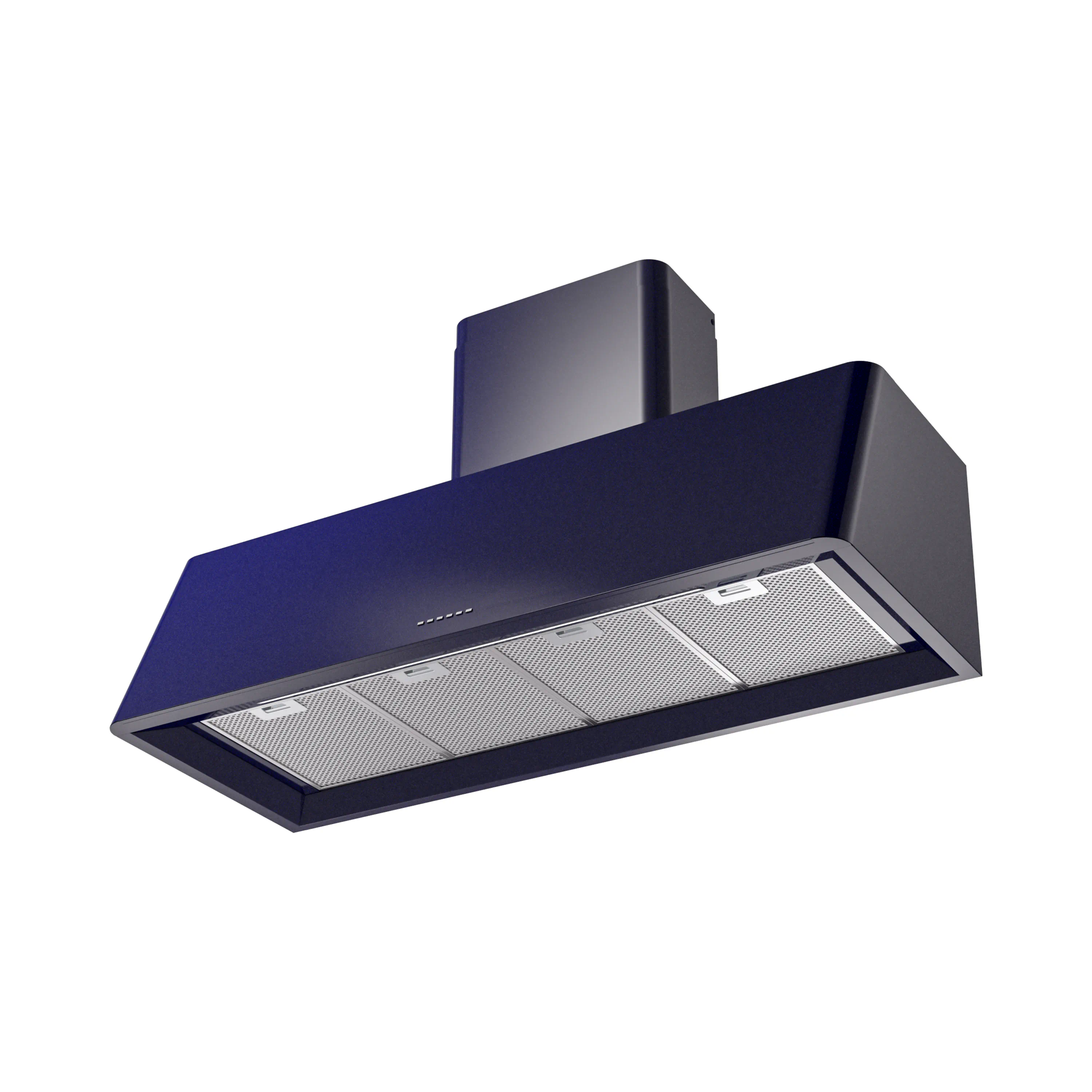 ILVE Nostalgie II 48-Inch 850 CFM Wall Mounted Range Hood in Midnight Blue (UAG48MB) - Image 2