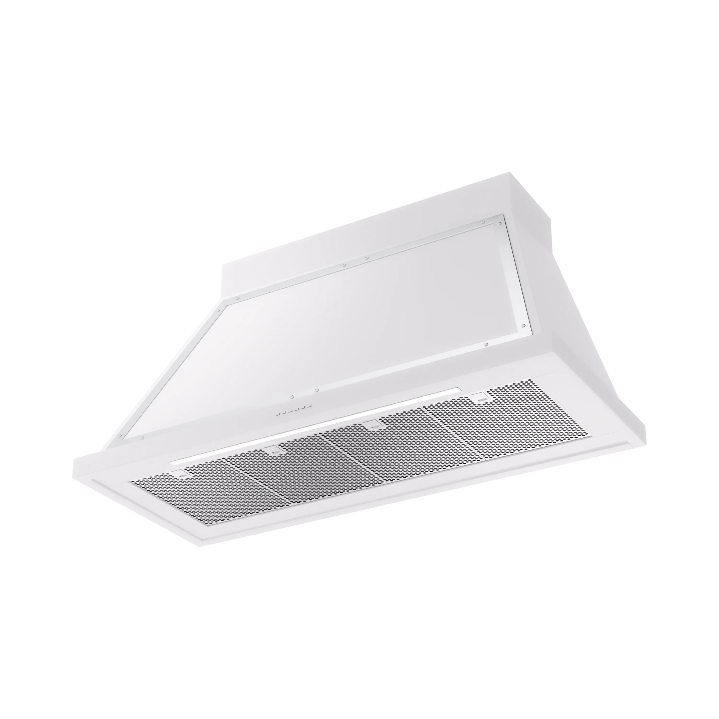 ILVE Nostalgie II 48-Inch 600 CFM Wall Mounted Range Hood in White with Chrome Trim (UANB48WHC) - Image 2