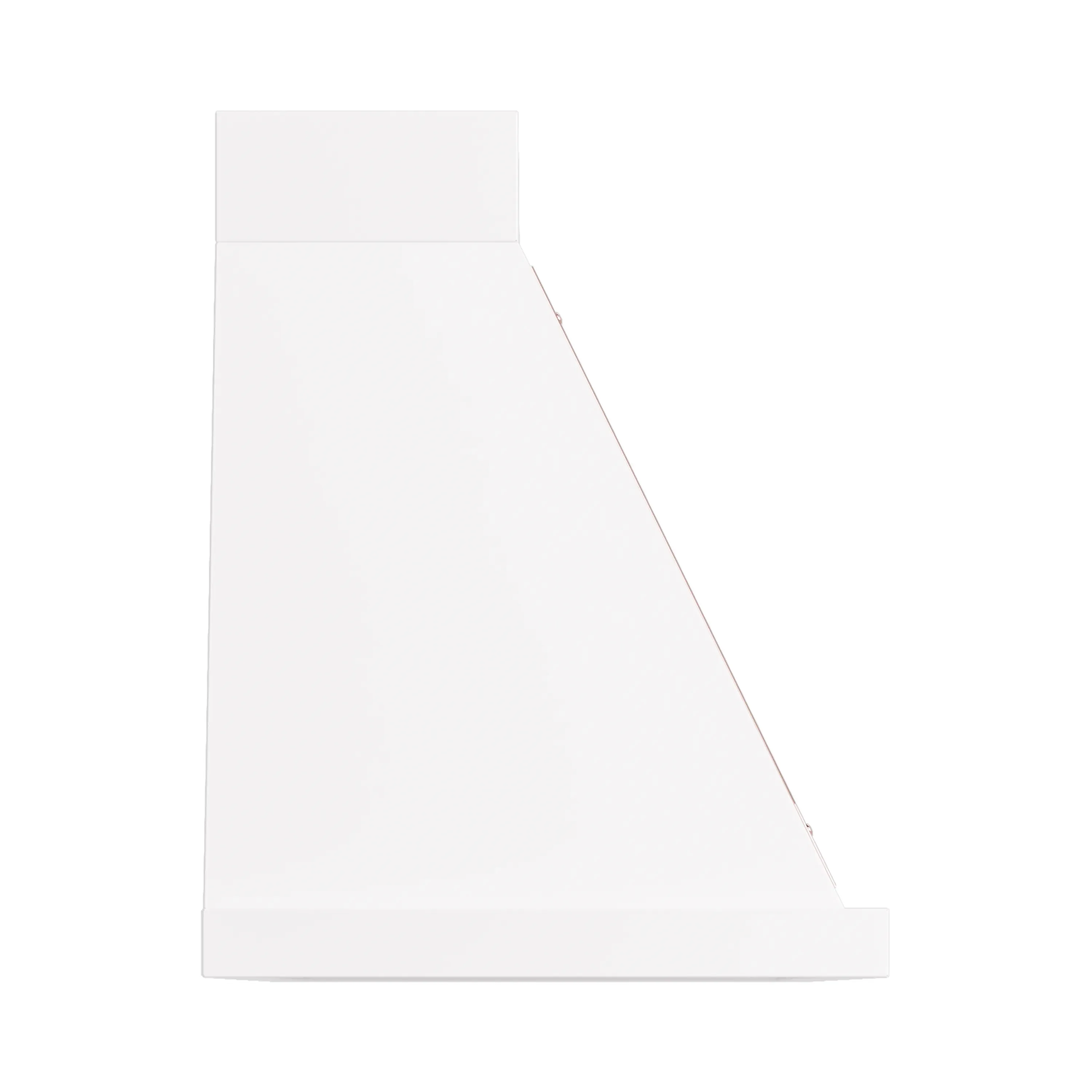 ILVE Nostalgie II 48-Inch 600 CFM Wall Mounted Range Hood in White with Copper Trim (UANB48WHP) - Image 3