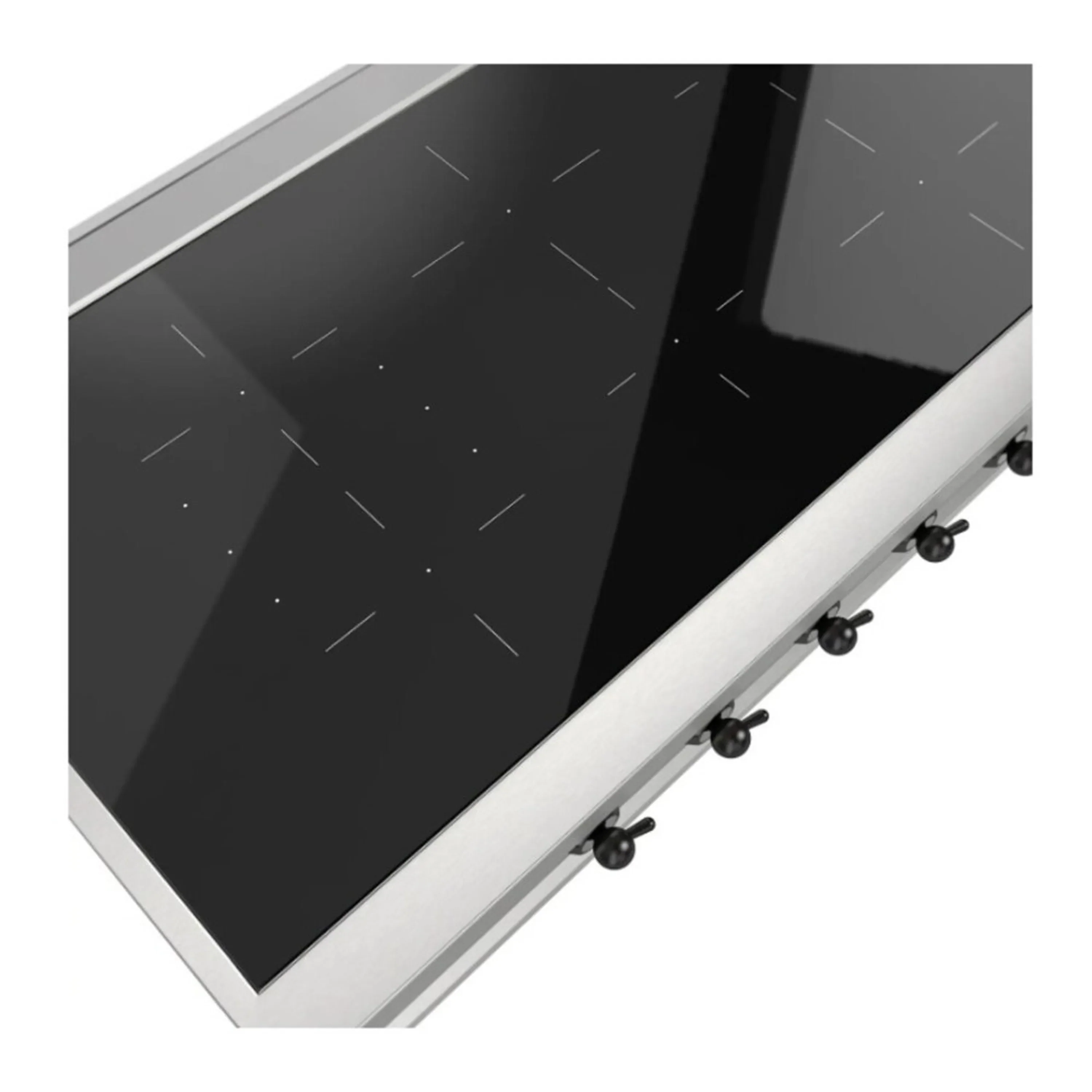 ILVE Nostalgie II 48 inch Built-In Induction Rangetop with 6 Elements, Stainless Steel (UHCPI486NSSB) - Image 4