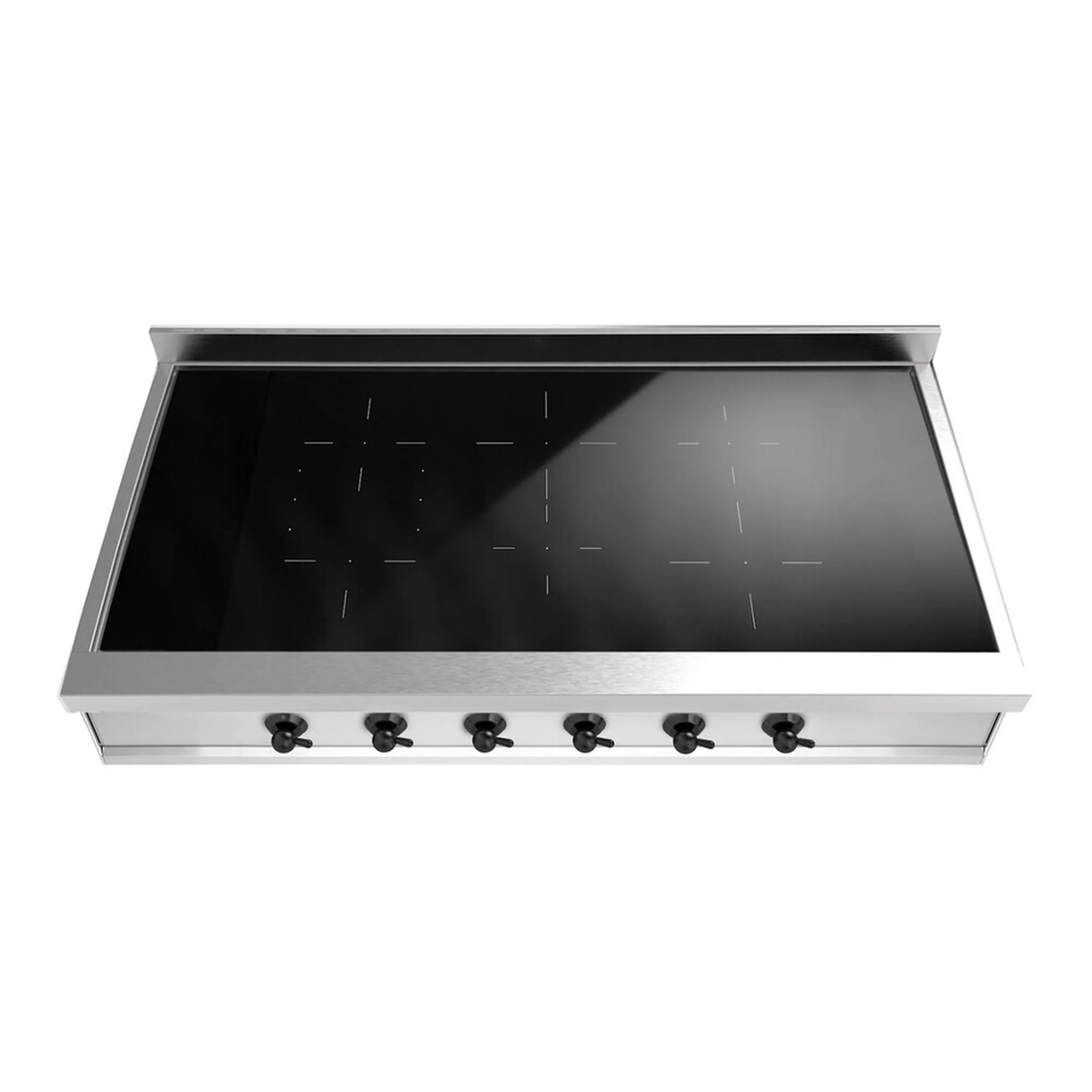 ILVE Nostalgie II 48 inch Built-In Induction Rangetop with 6 Elements, Stainless Steel (UHCPI486NSSB) - Image 8
