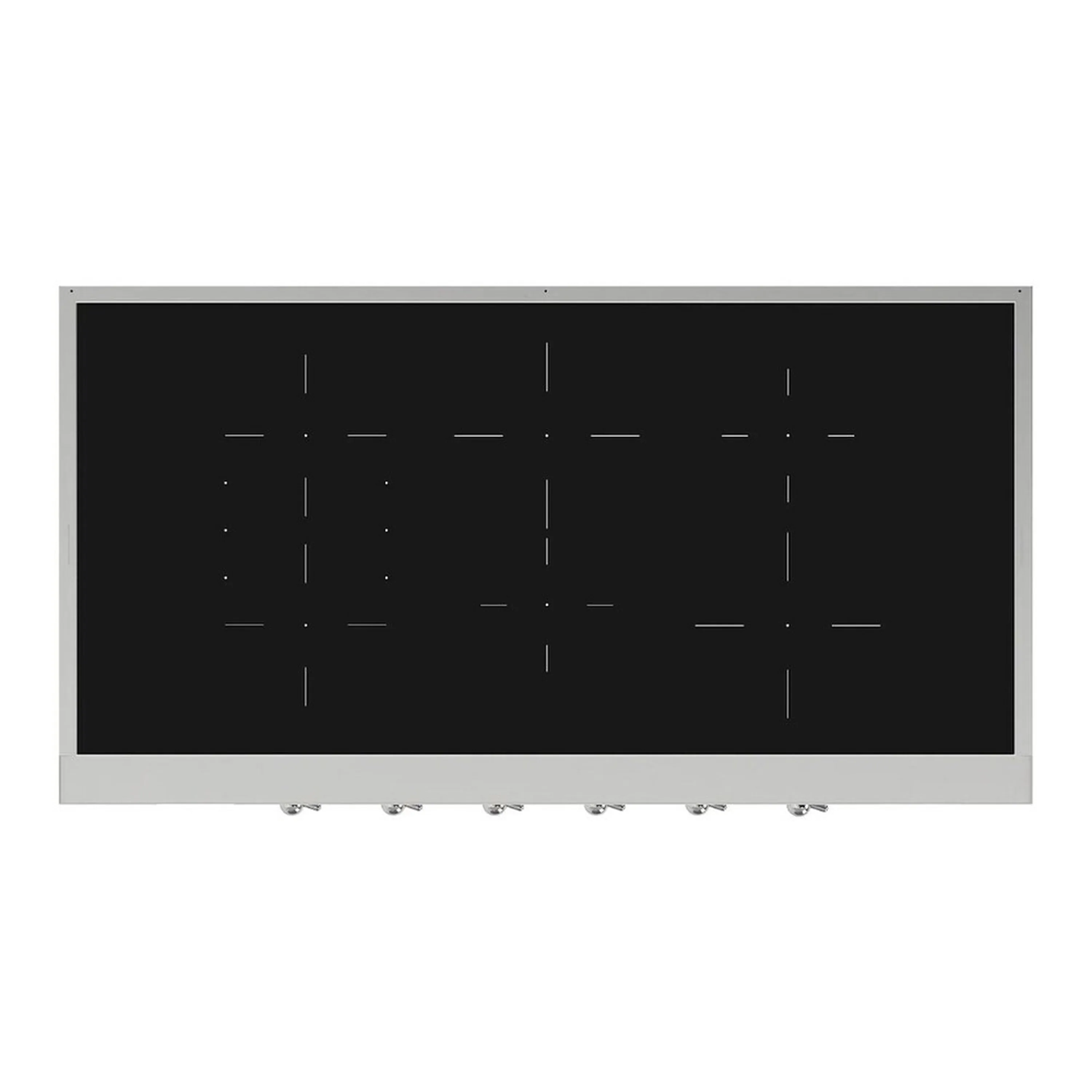 ILVE Nostalgie II 48 inch Built-In Induction Rangetop with 6 Elements, Stainless Steel (UHCPI486NSSC) - Image 2