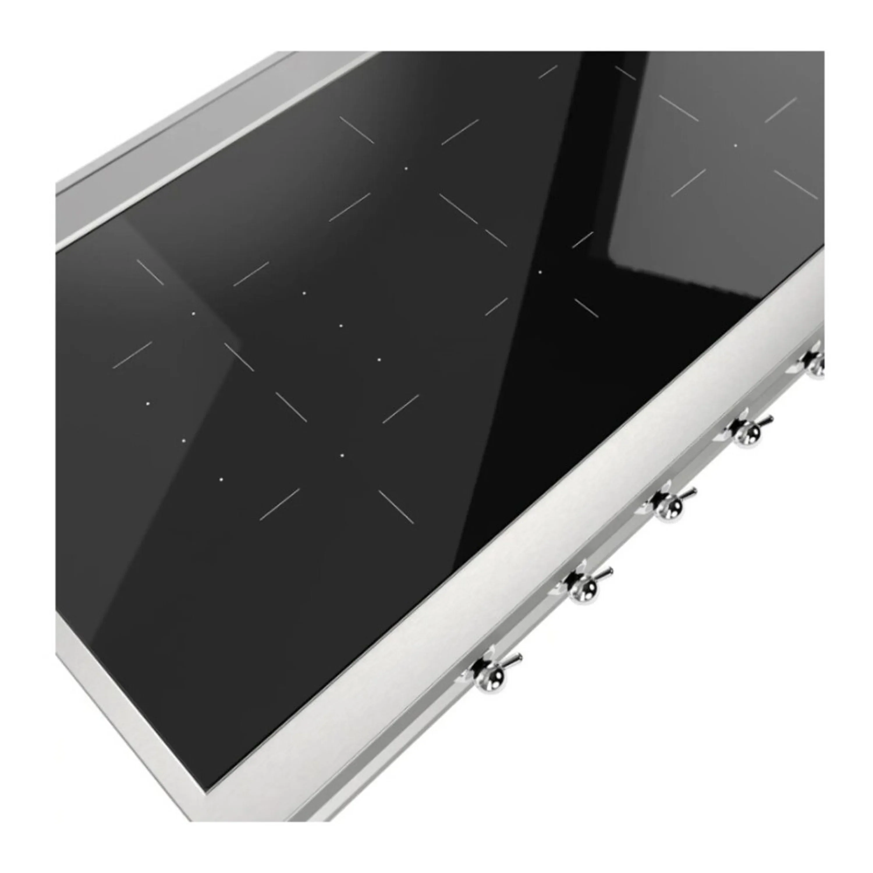 ILVE Nostalgie II 48 inch Built-In Induction Rangetop with 6 Elements, Stainless Steel (UHCPI486NSSC) - Image 5
