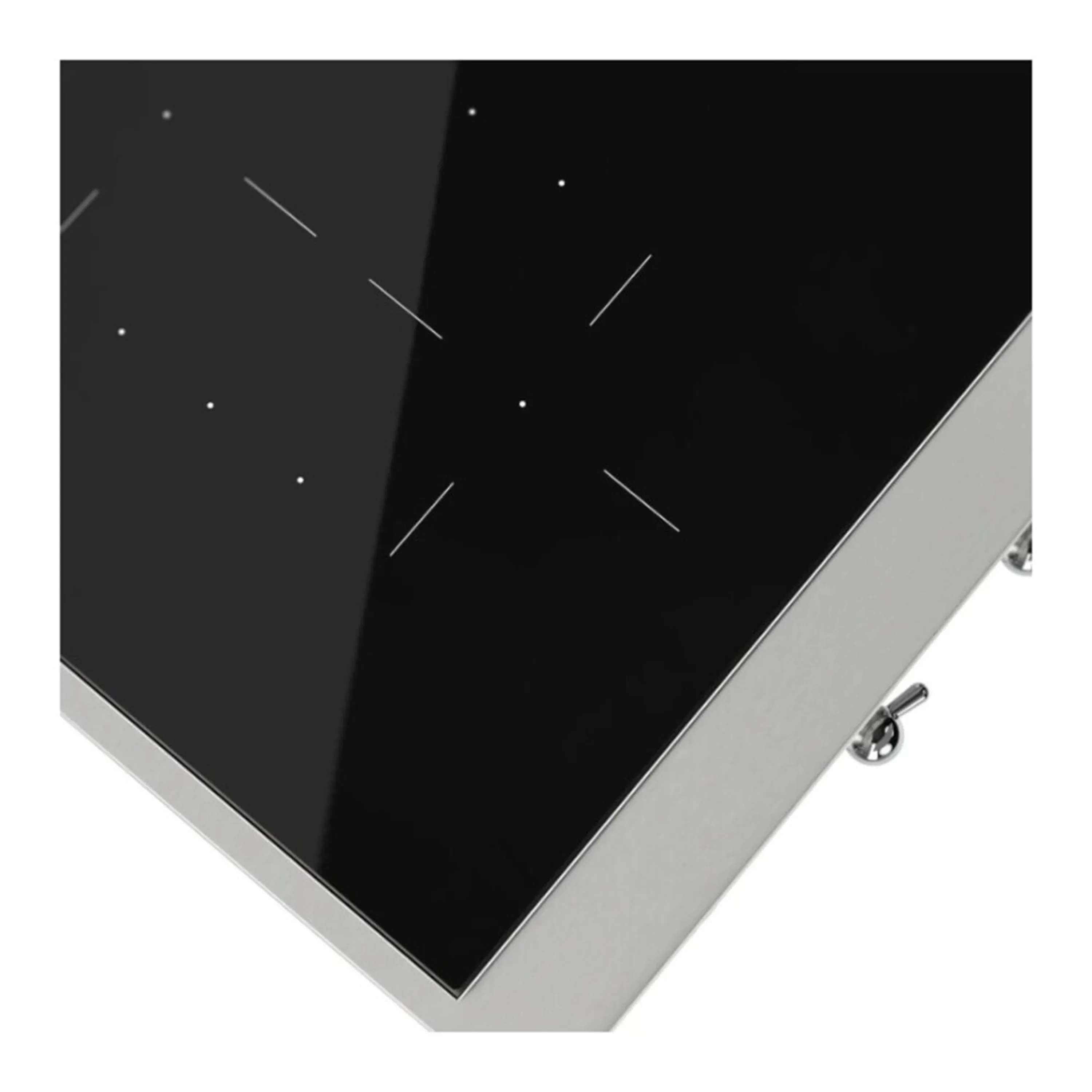ILVE Nostalgie II 48 inch Built-In Induction Rangetop with 6 Elements, Stainless Steel (UHCPI486NSSC) - Image 7