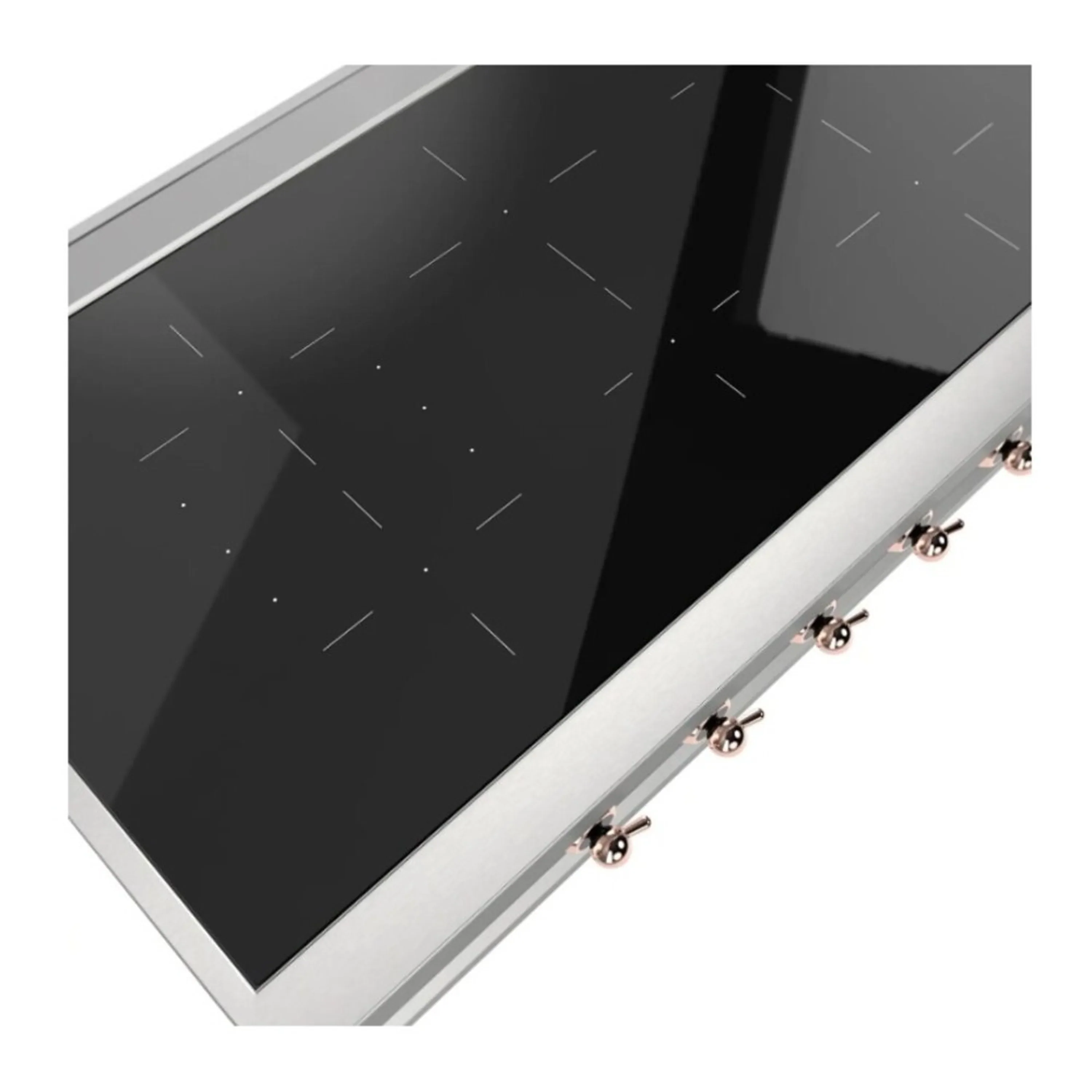ILVE Nostalgie II 48 inch Built-In Induction Rangetop with 6 Elements, Stainless Steel (UHCPI486NSSP) - Image 4