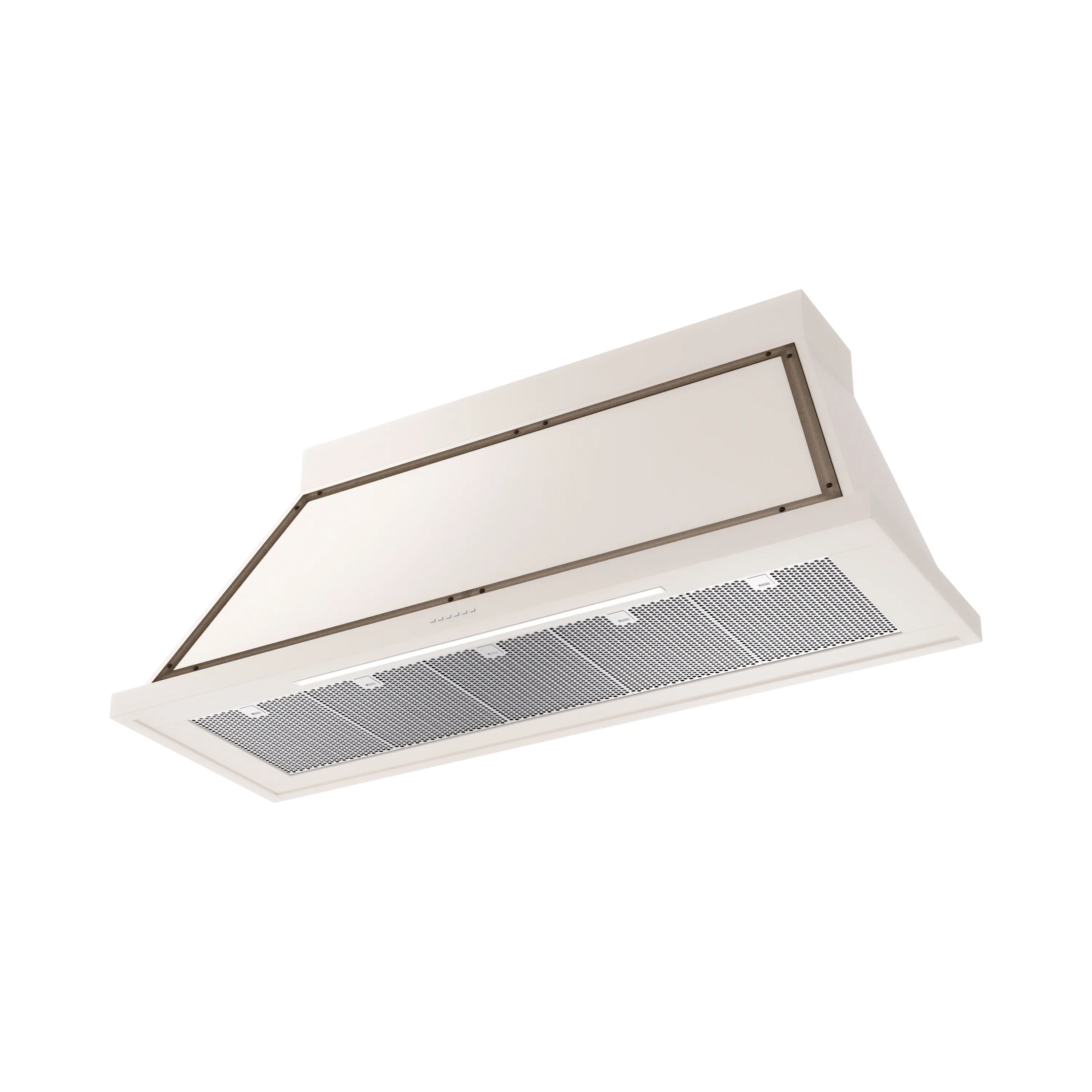 ILVE Nostalgie II 60-Inch 600 CFM Wall Mounted Range Hood in Antique White with Bronze Trim (UANB60AWB) - Image 2