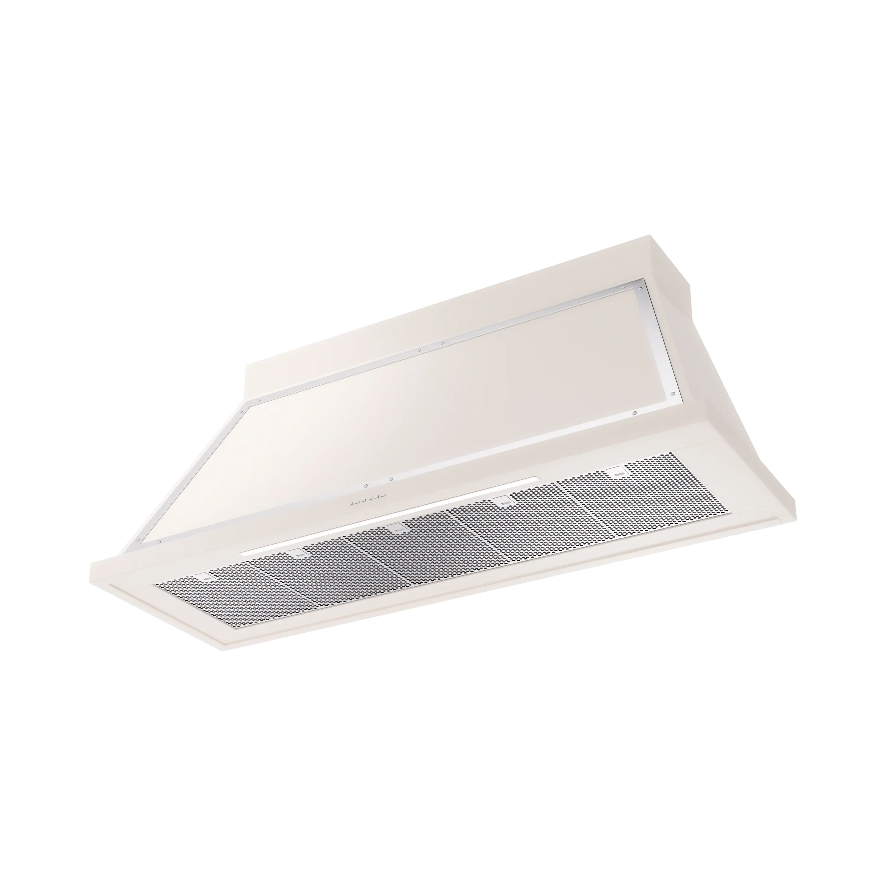 ILVE Nostalgie II 60-Inch 600 CFM Wall Mounted Range Hood in Antique White with Chrome Trim (UANB60AWC) - Image 2