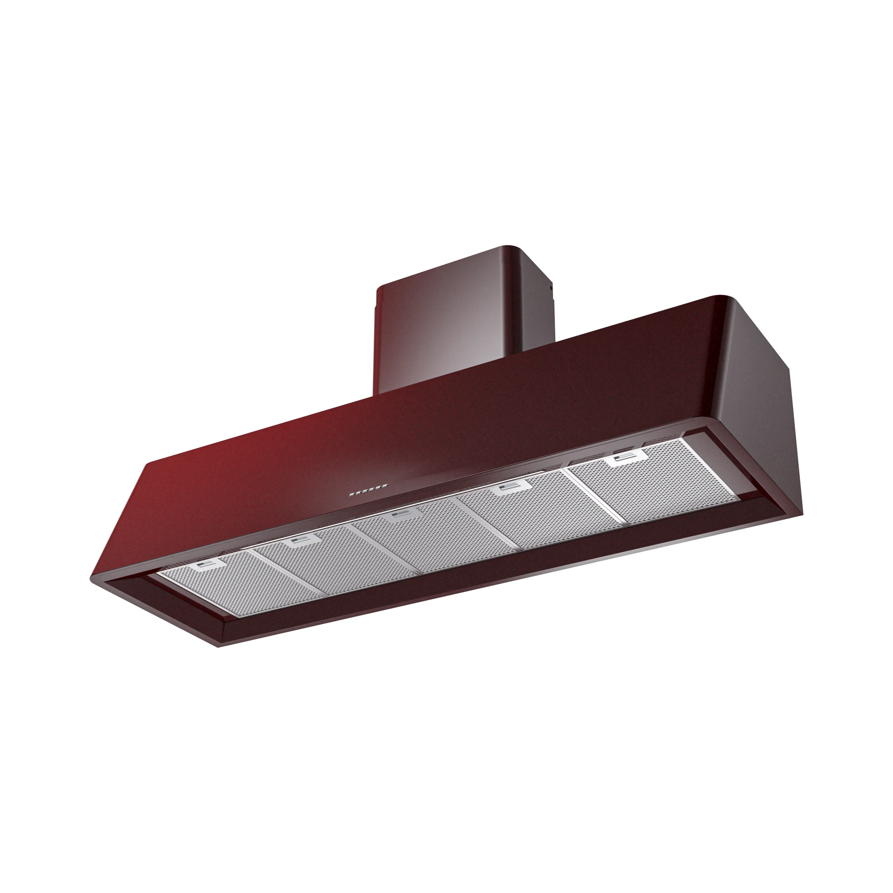 ILVE Nostalgie II 60-Inch 850 CFM Wall Mounted Range Hood in Burgundy (UAG60BU) - Image 2
