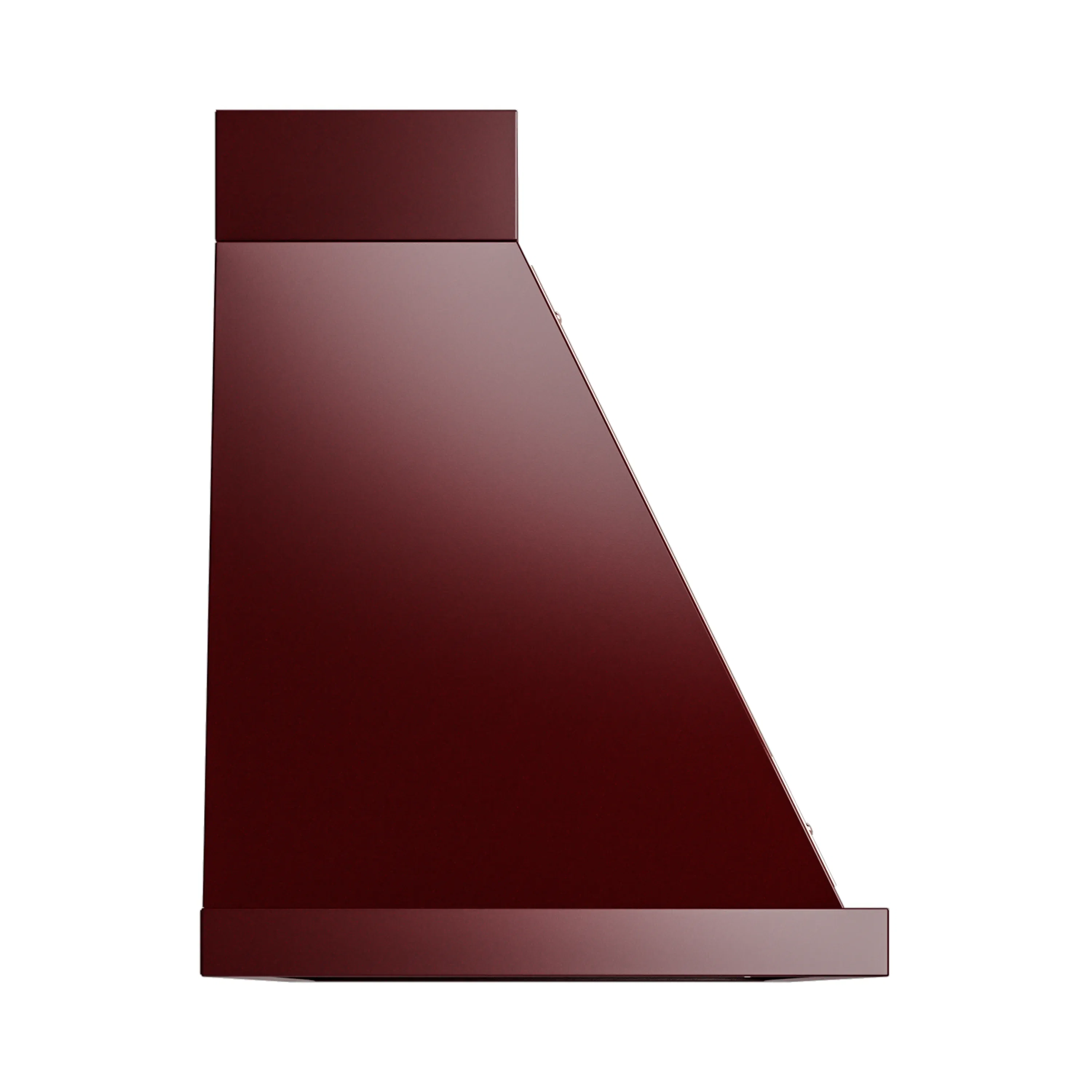 ILVE Nostalgie II 60-Inch 600 CFM Wall Mounted Range Hood in Burgundy with Copper Trim (UANB60BUP) - Image 3