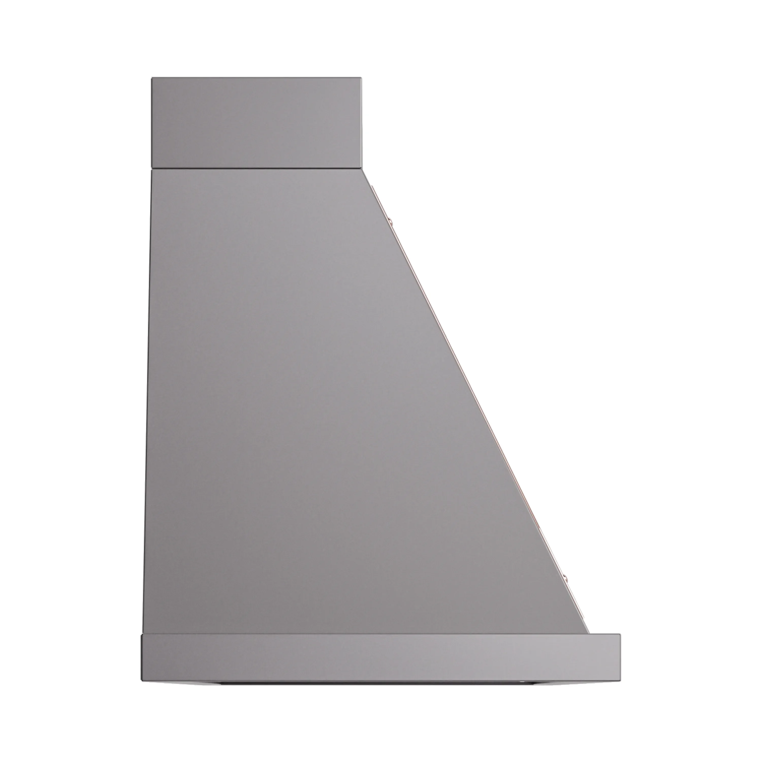 ILVE Nostalgie II 60-Inch 600 CFM Wall Mounted Range Hood in Graphite Matte with Copper Trim (UANB60MGP) - Image 3