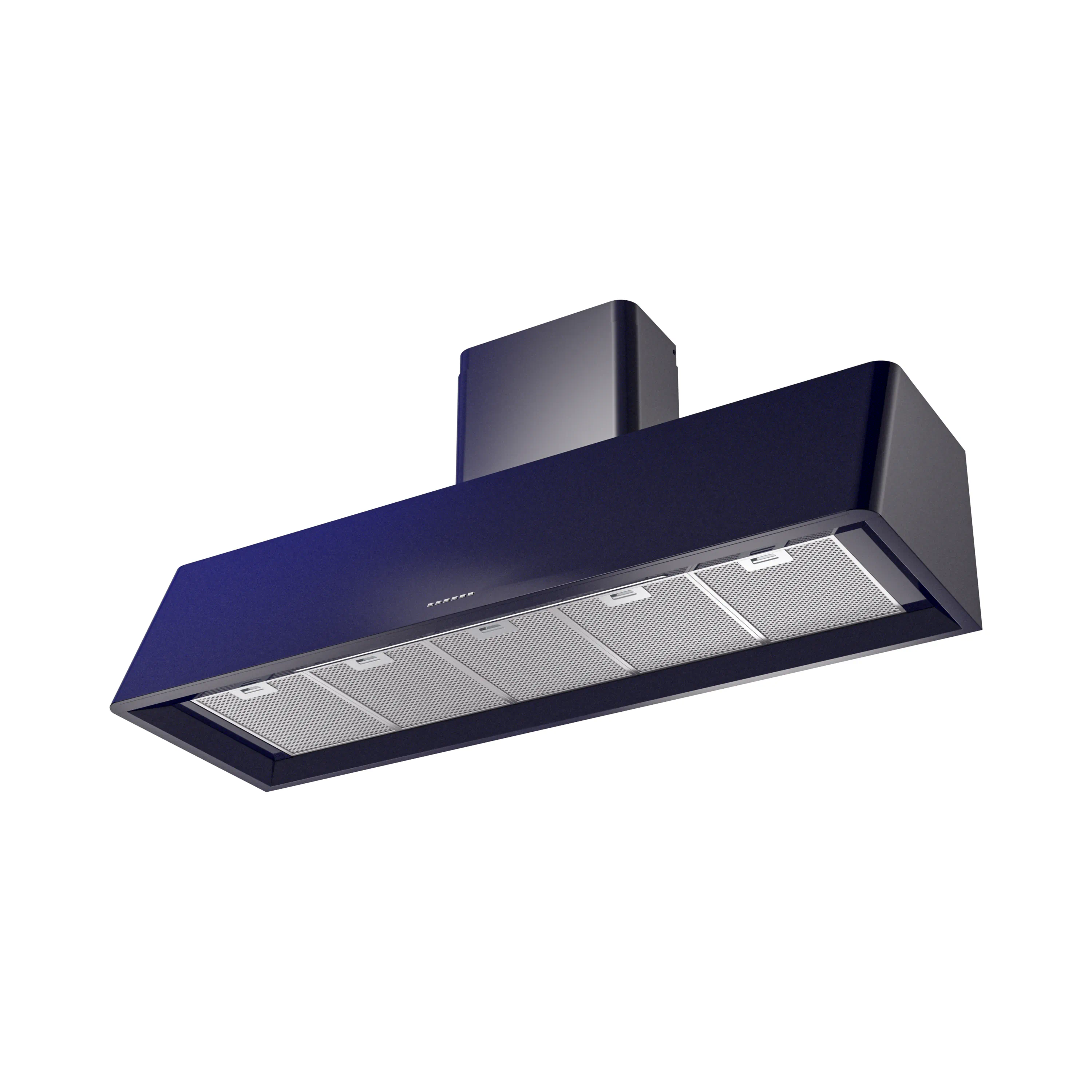 ILVE Nostalgie II 60-Inch 850 CFM Wall Mounted Range Hood in Midnight Blue (UAG60MB) - Image 2