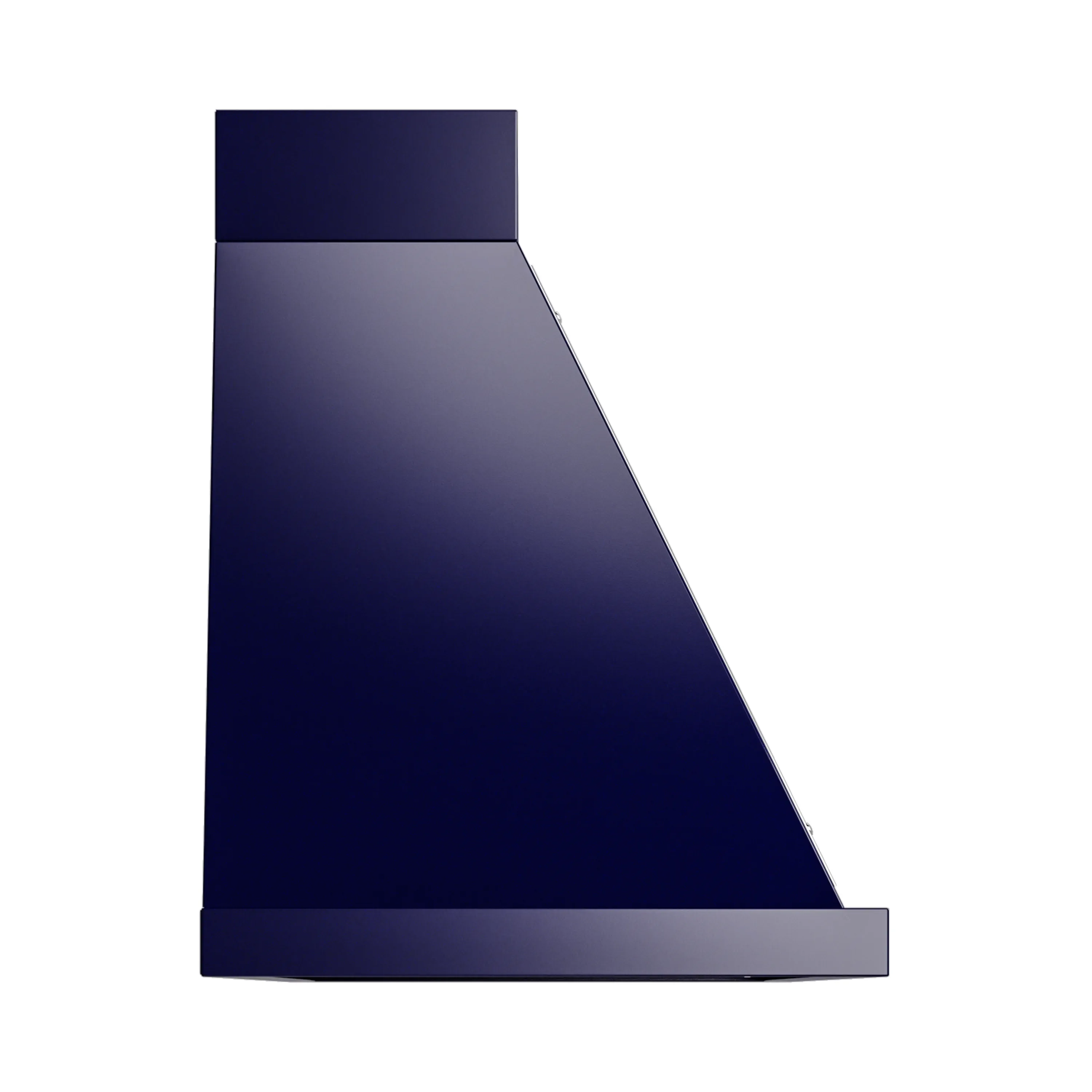ILVE Nostalgie II 60-Inch 600 CFM Wall Mounted Range Hood in Midnight Blue with Chrome Trim (UANB60MBC) - Image 3