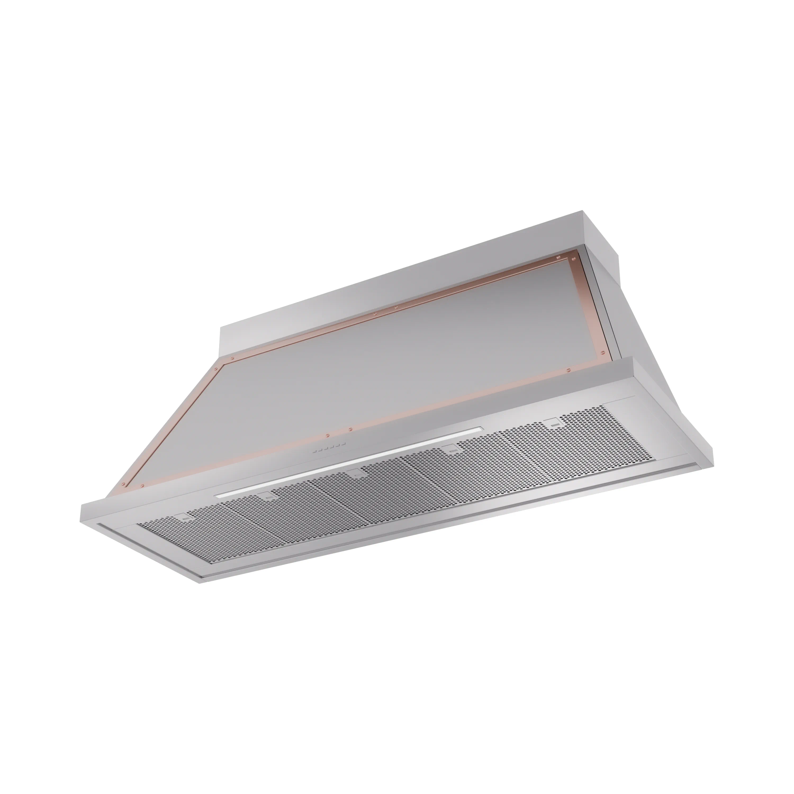 ILVE Nostalgie II 60-Inch 600 CFM Wall Mounted Range Hood in Stainless Steel with Copper Trim (UANB60SSP) - Image 2