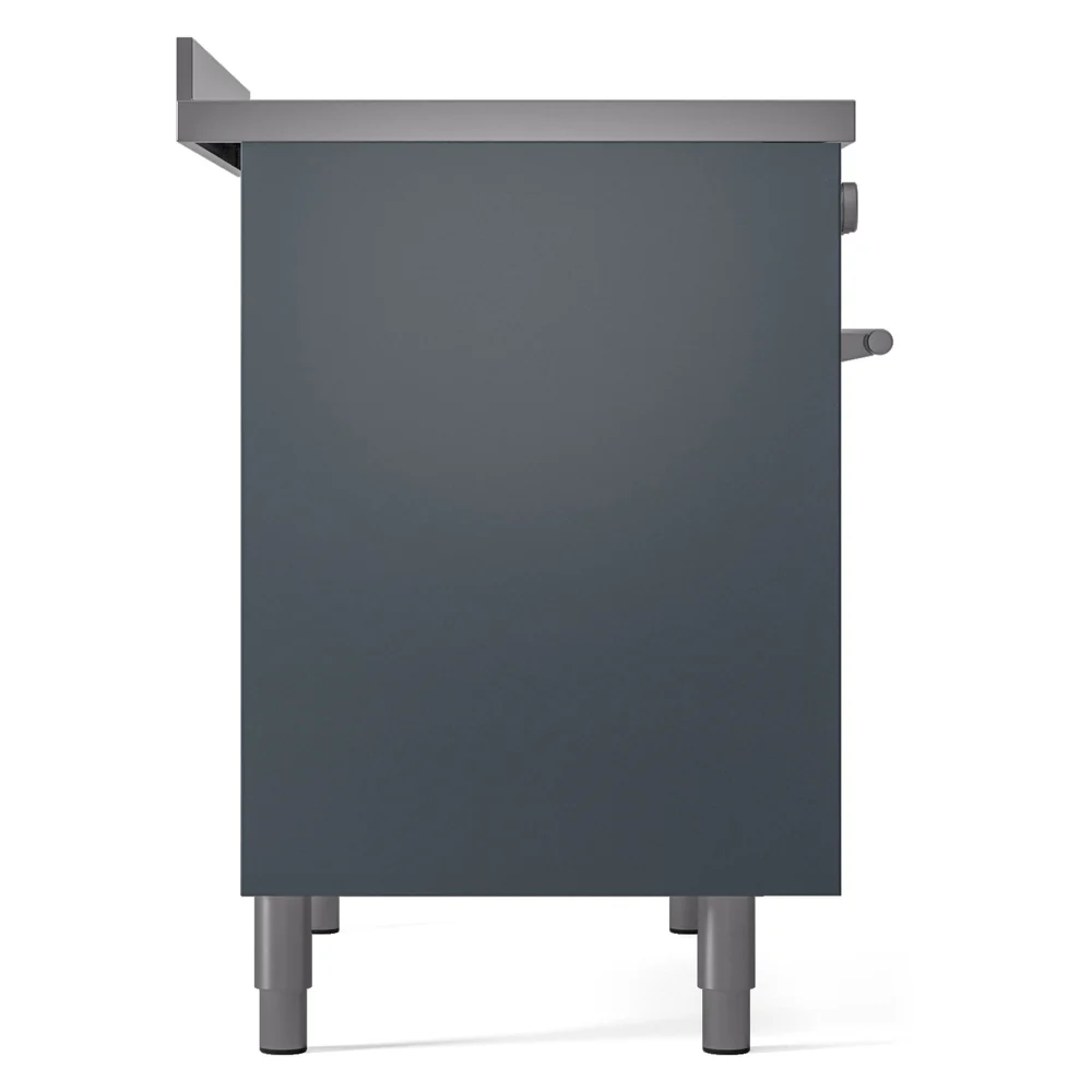 ILVE Professional Plus II 40-Inch Induction Range in Blue Grey (UPDI406WMPBG) - Image 9