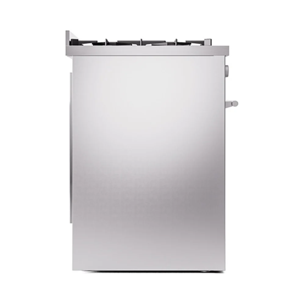 ILVE Professional Plus II 30-Inch Natural Gas Dual Fuel Range with Solid Door in Stainless Steel (UP30QMPSS) - Image 4