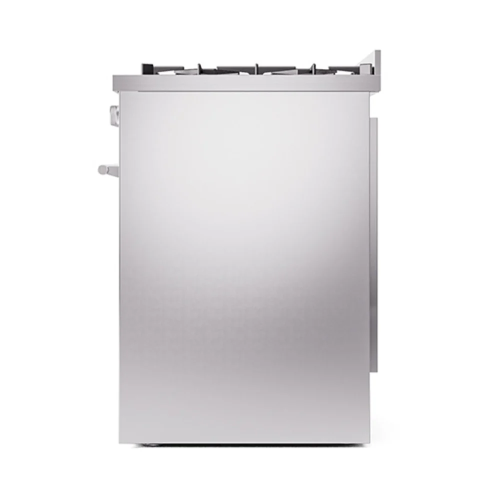 ILVE Professional Plus II 30-Inch Natural Gas Dual Fuel Range with Solid Door in Stainless Steel (UP30QMPSS) - Image 5