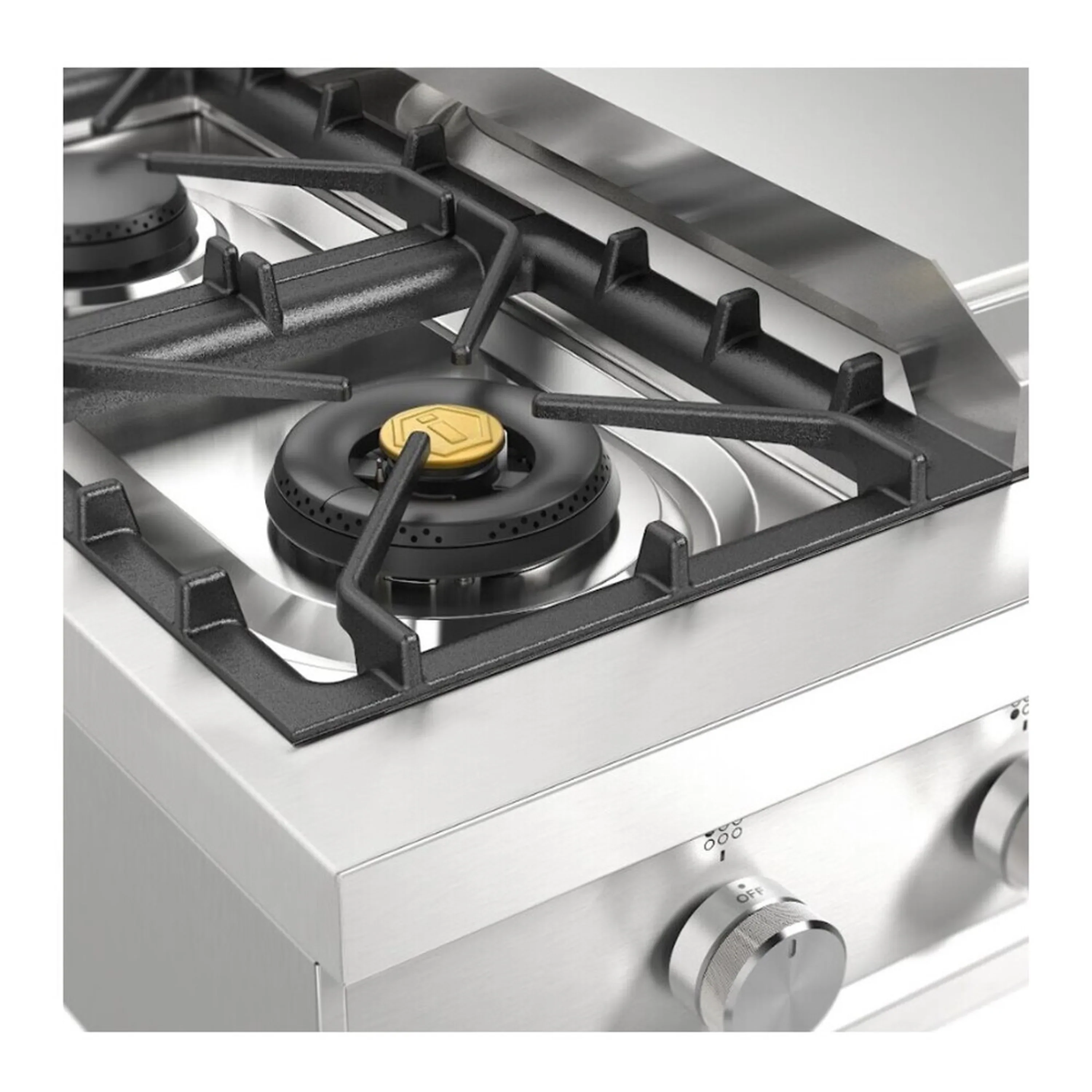 ILVE Professional Plus II 36 inch Built-In Natural Gas Rangetop with Griddle, in Stainless Steel (UHCP36FSS) - Image 7