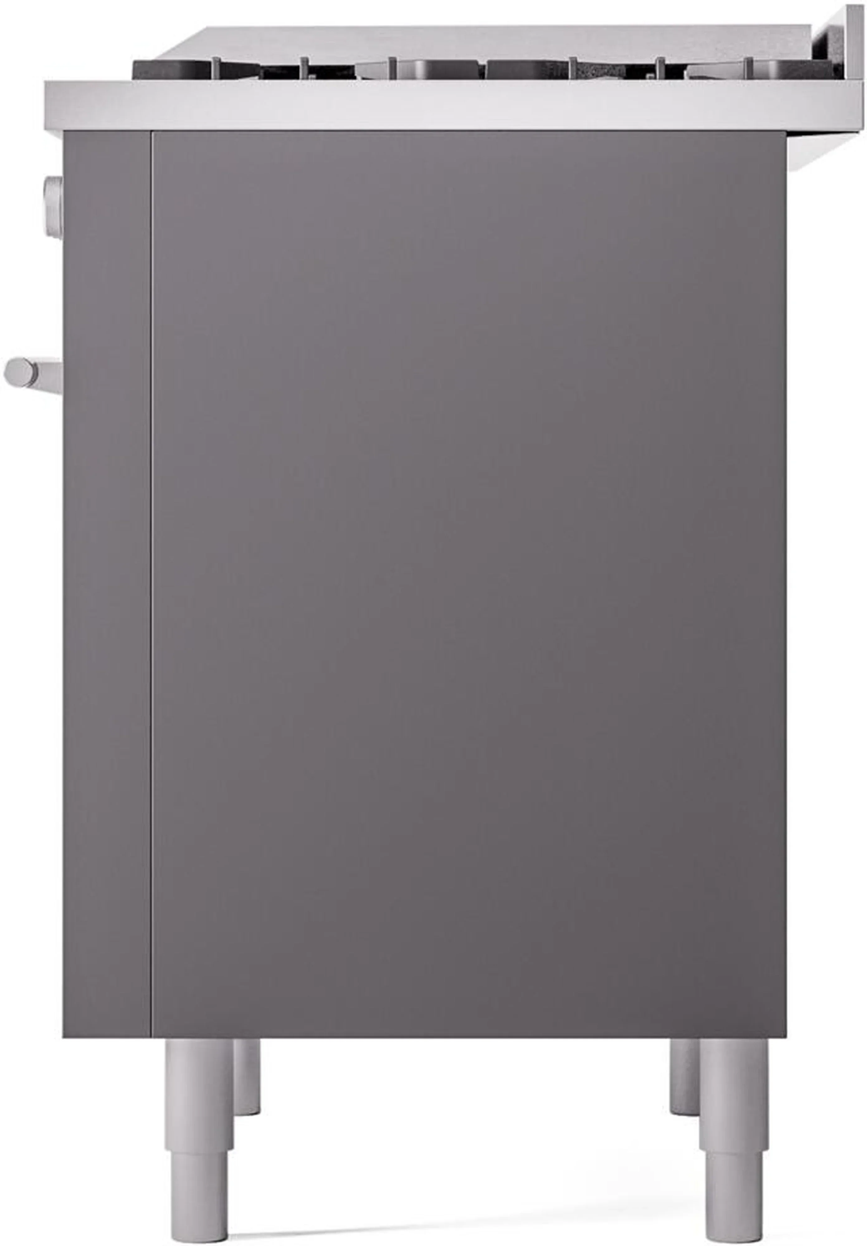 ILVE Professional Plus II 36-Inch Freestanding Natural Gas Dual Fuel Range with 6 Sealed Burner in Matte Graphite (UP36FWMPMG) - Image 10