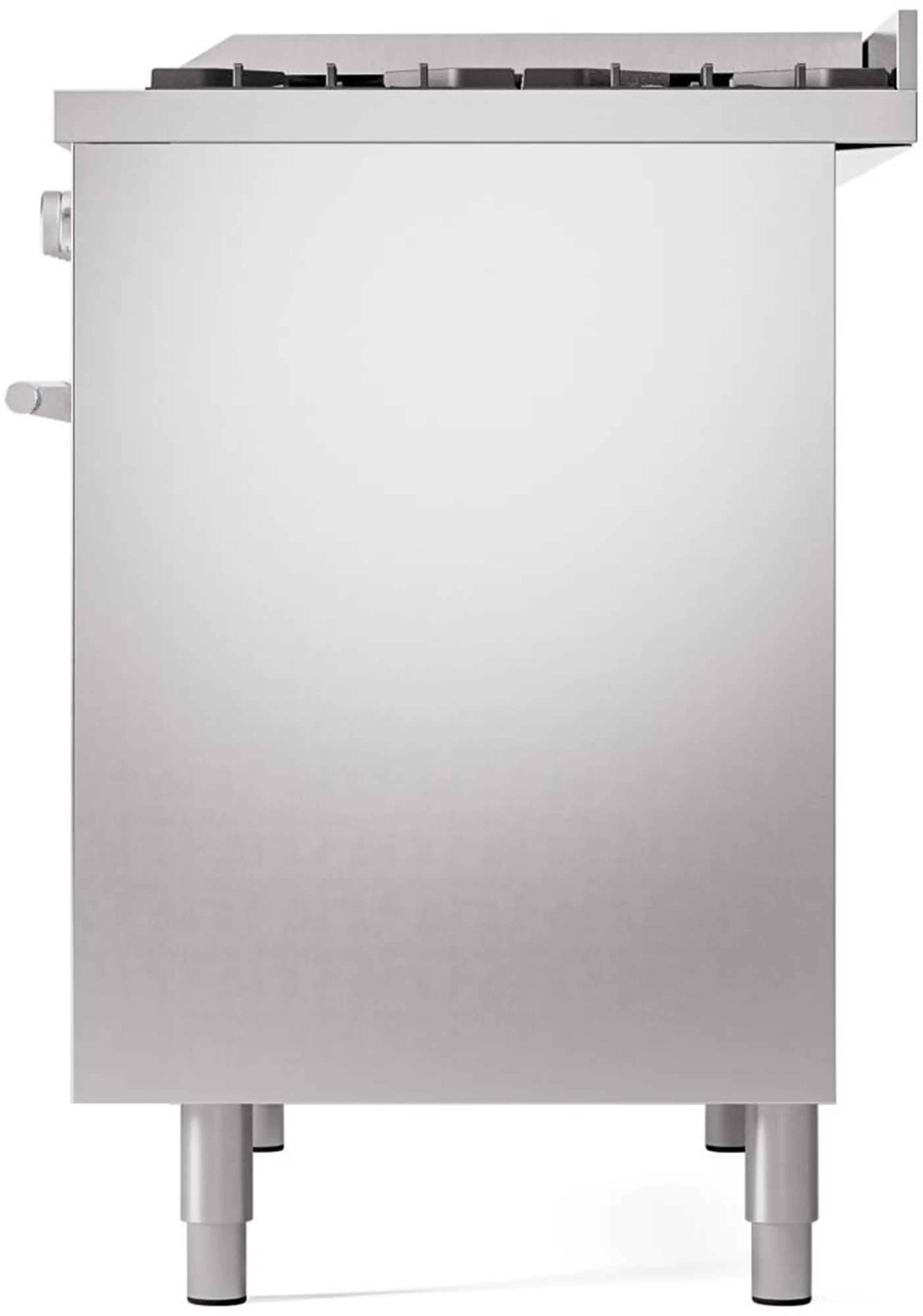 ILVE Professional Plus II 40-Inch Freestanding Natural Gas Dual Fuel Range with 6 Sealed Burner in Stainless Steel (UPD40FWMPSS) - Image 6