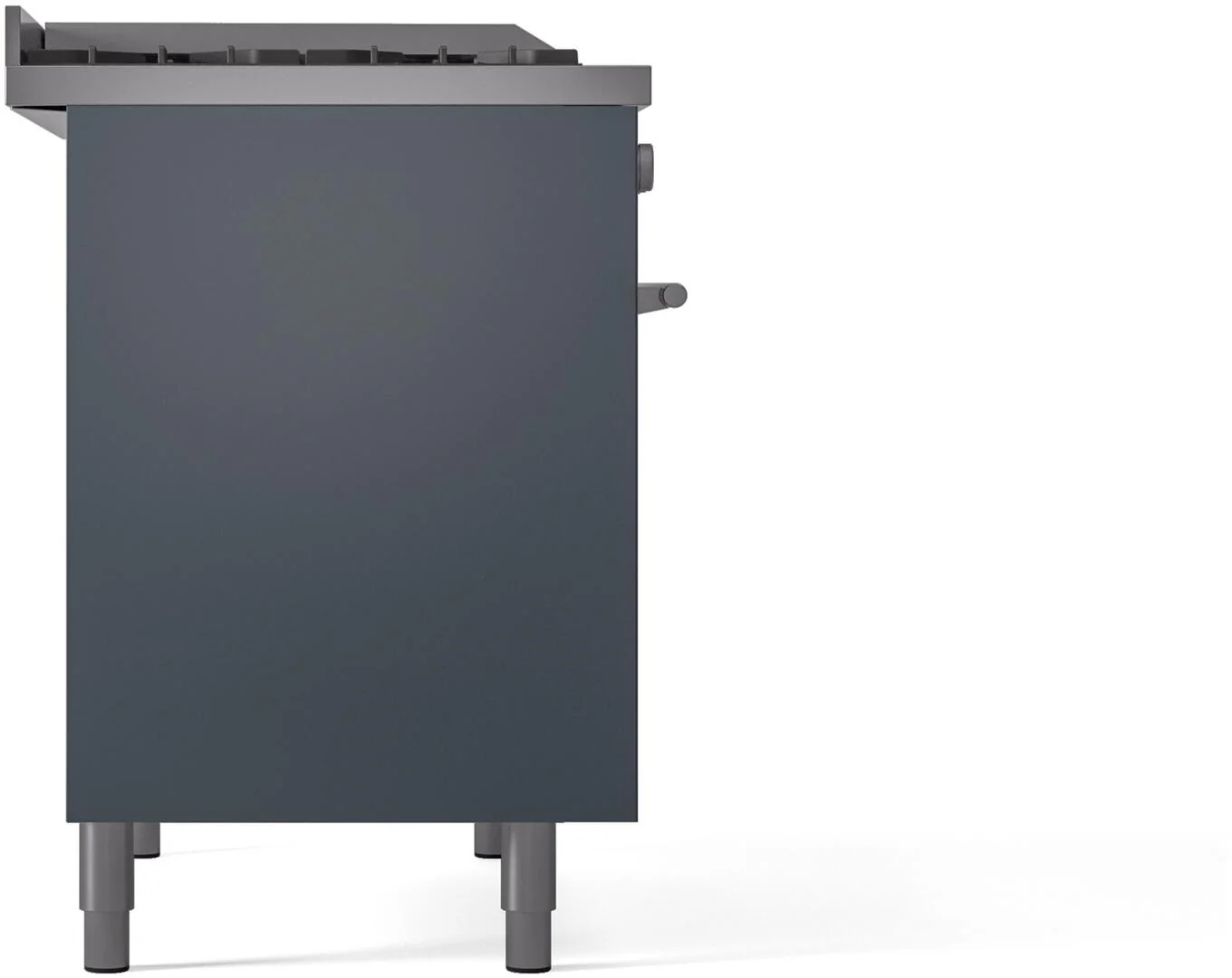 ILVE Professional Plus II 40-Inch Freestanding Propane Gas Dual Fuel Range with 6 Sealed Burner in Blue Grey (UPD40FWMPBGLP) - Image 10