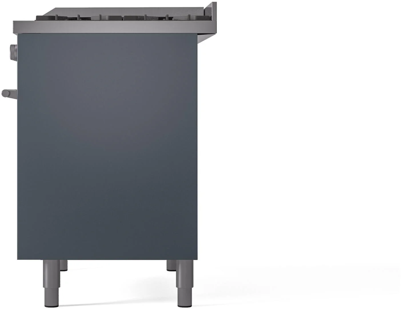 ILVE Professional Plus II 40-Inch Freestanding Propane Gas Dual Fuel Range with 6 Sealed Burner in Blue Grey (UPD40FWMPBGLP) - Image 9