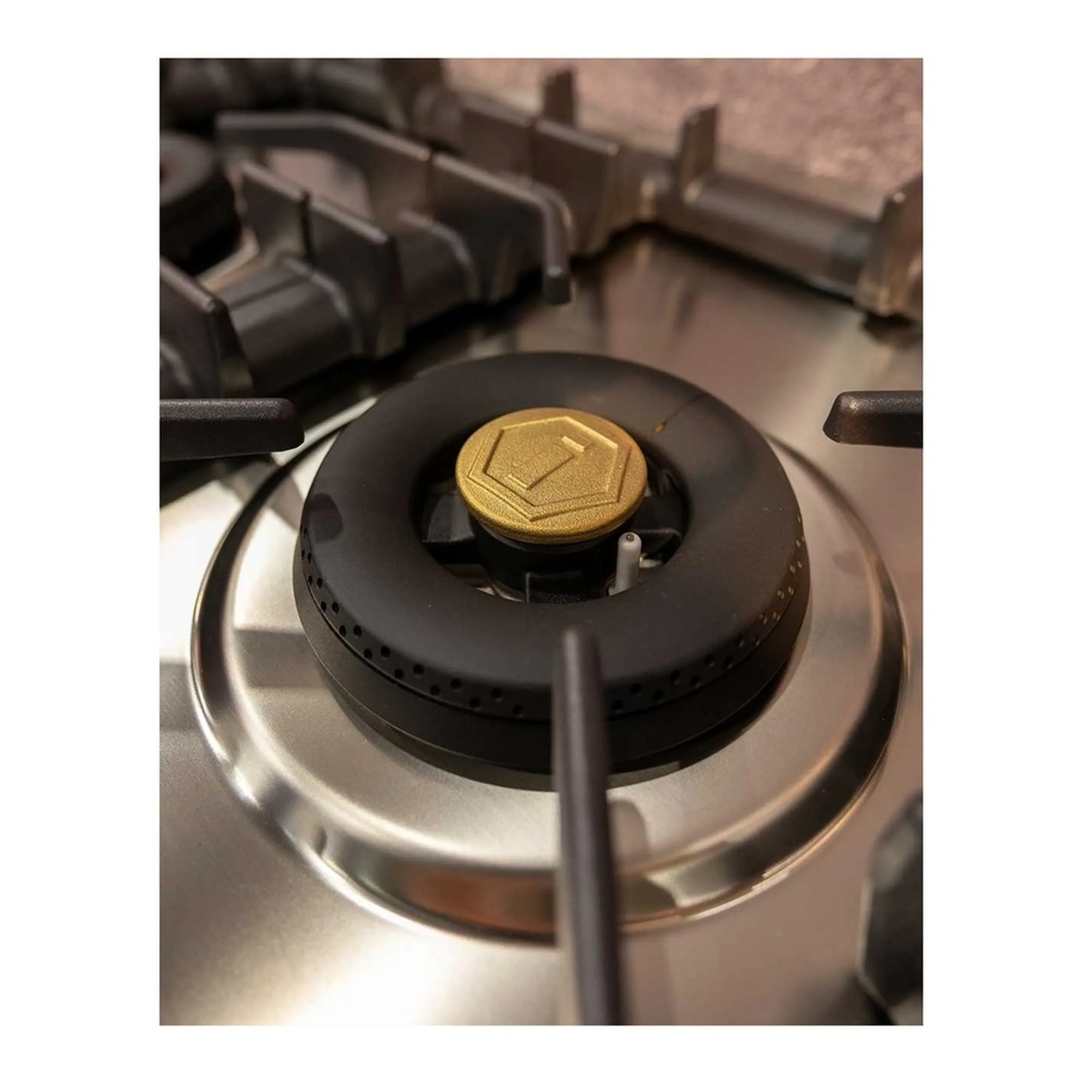 ILVE Professional Plus II 48-Inch Built-In Propane Gas Cooktop with Total Black Brass Burners in Stainless Steel (UHCPT125FSS) - Image 12