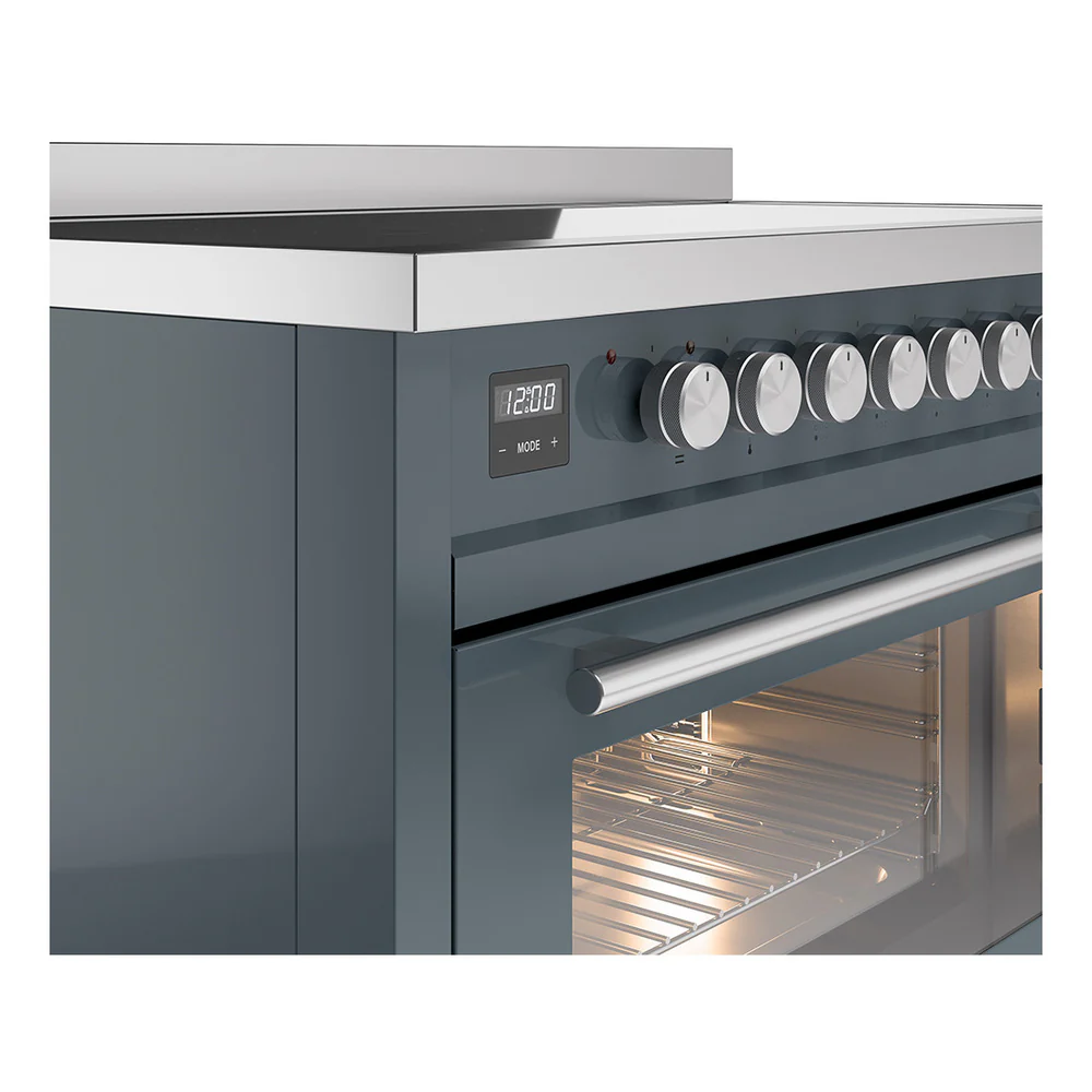 ILVE Professional Plus II 48-Inch Induction Range in Blue Grey (UPI486WMPBG) - Image 3