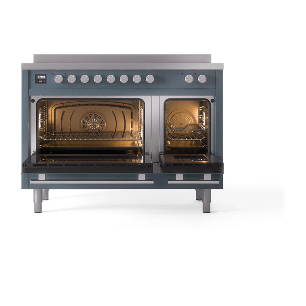 ILVE Professional Plus II 48-Inch Induction Range in Blue Grey (UPI486WMPBG) - Image 4