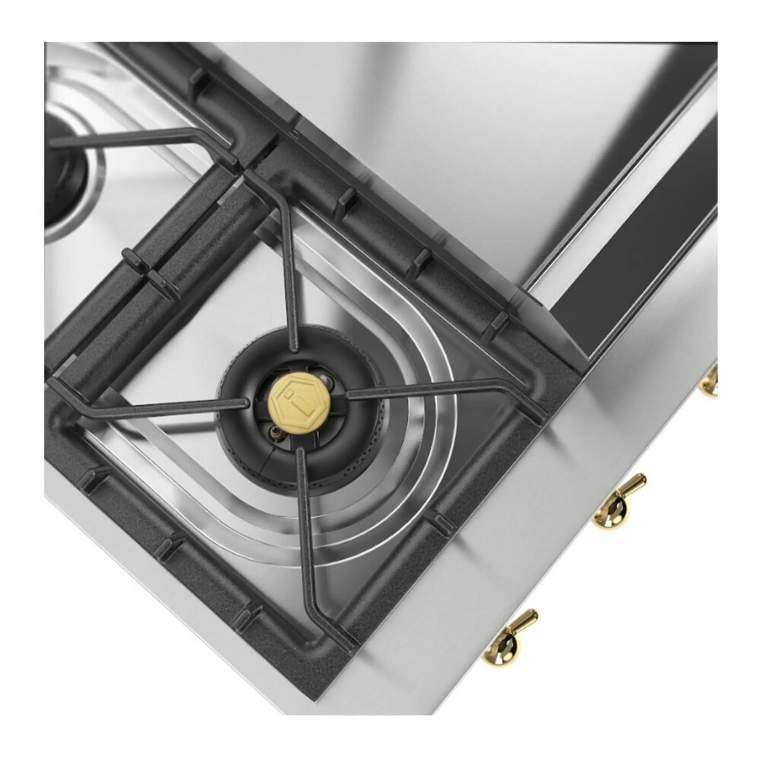 ILVE Nostalgie II 36-Inch Built-In Propane Gas Rangetop with Griddle in Stainless Steel (UHCP36FNSSG) - Image 7