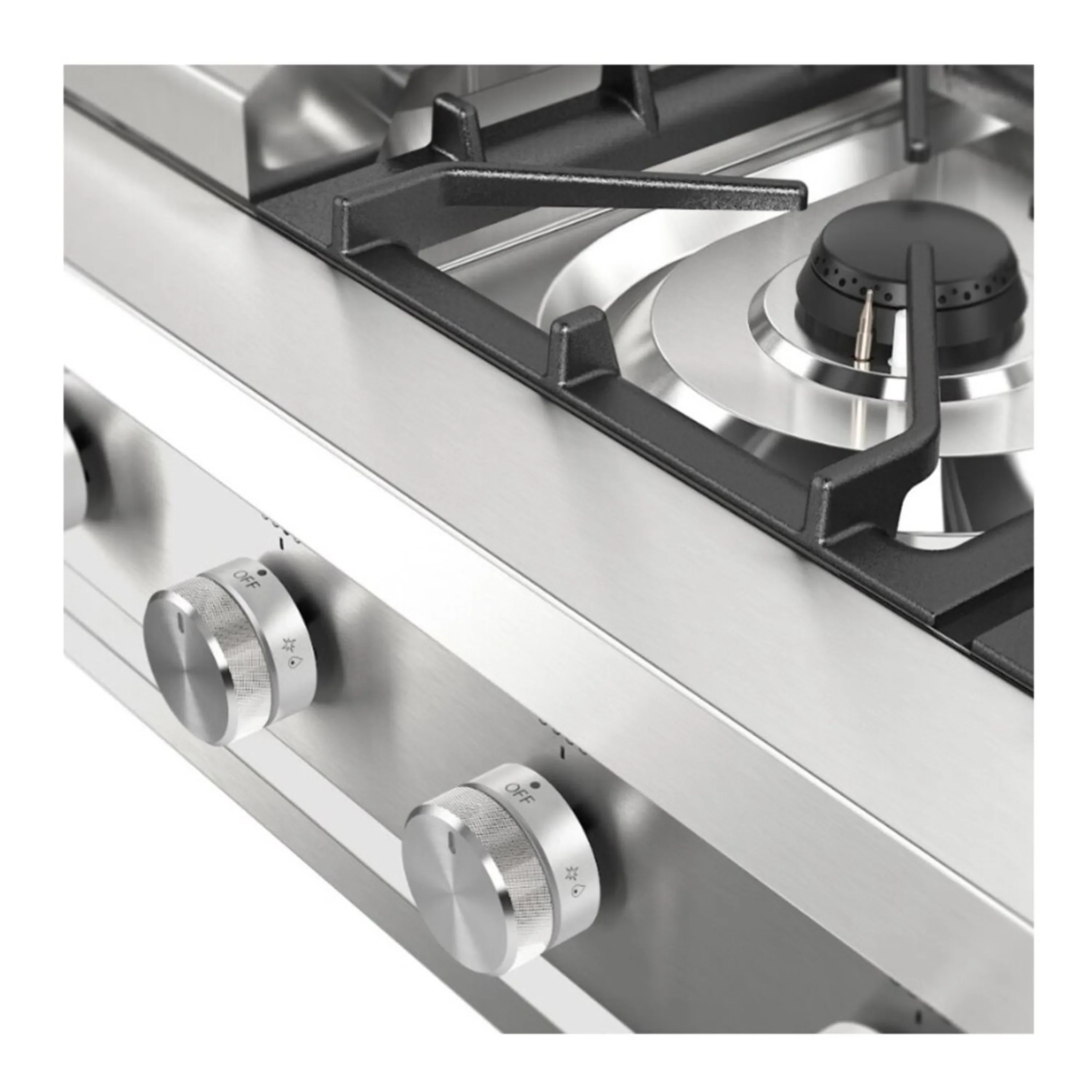 ILVE Professional Plus II 36-Inch Built-In Propane Gas Rangetop with Griddle in Stainless Steel (UHCP36FSS) - Image 5