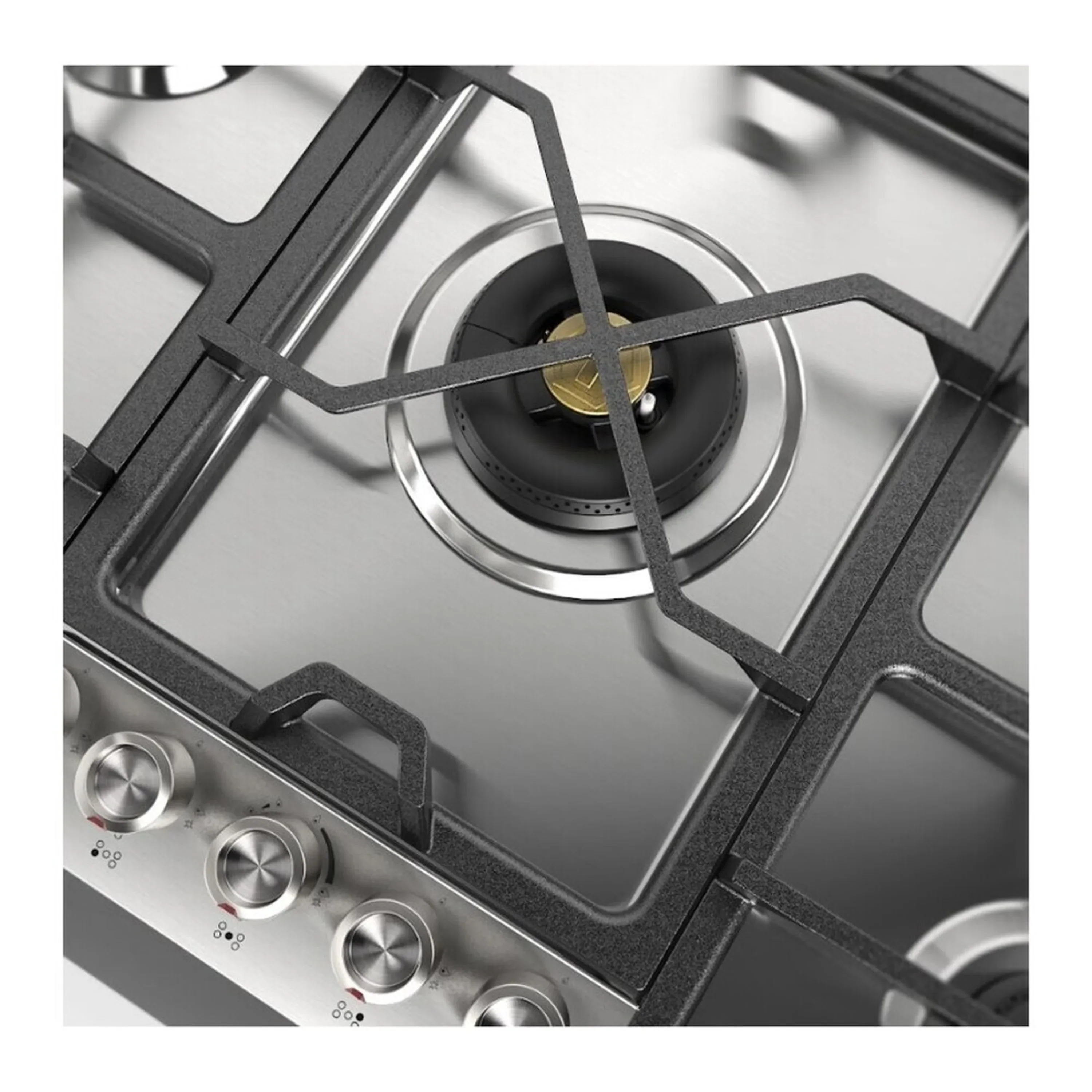 ILVE Panoramagic 36-Inch Built-In Gas Cooktop with 5 Burners in Stainless Steel (UHCPMT95SS) - Image 6
