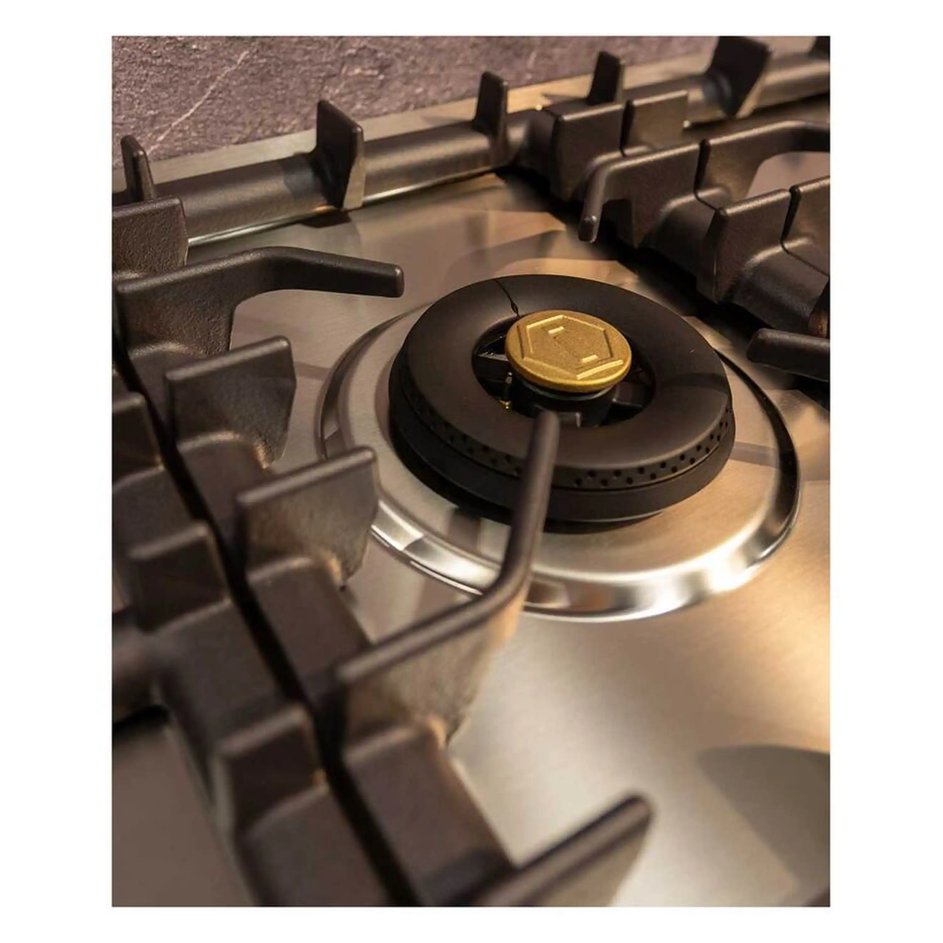 ILVE Nostalgie II 30-Inch Built-In Propane Gas Cooktop with 5 Burners in Stainless Steel  (UHCPT75NSSGLP) - Image 4