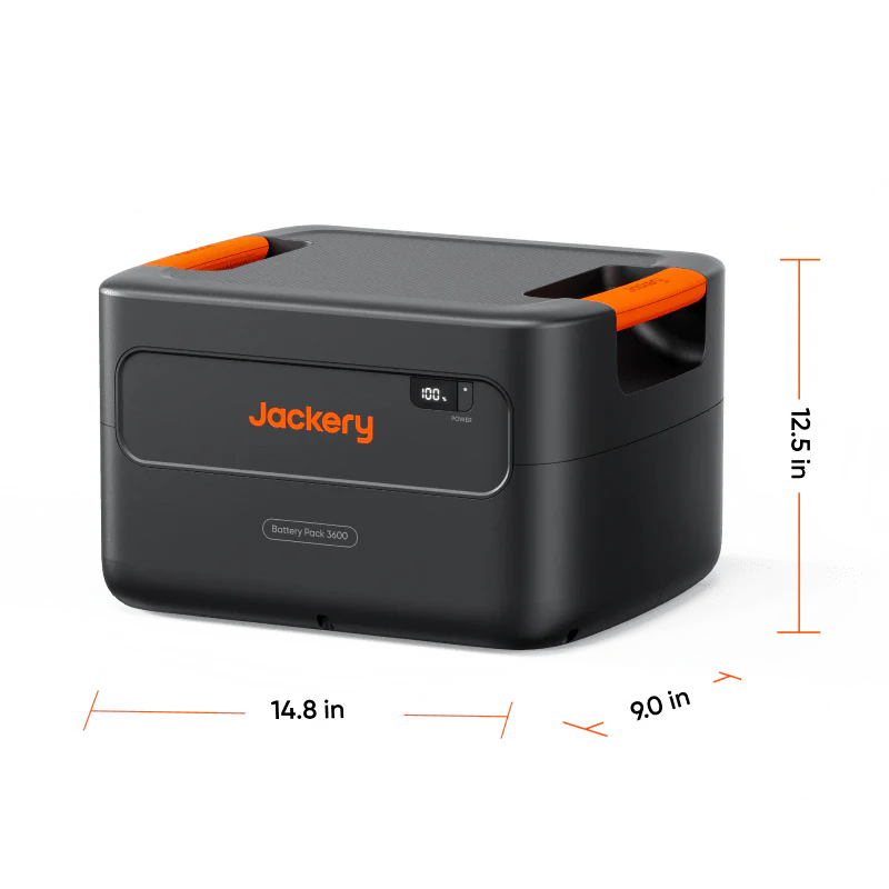 Jackery Battery Pack 3600 Extra Battery, 3584kWh LiFePO4 with 10-Year Lifespan, for HomePower 3600 Plus Portable Power Station Series, for Home Use, Emergency, Power Outages - Image 4