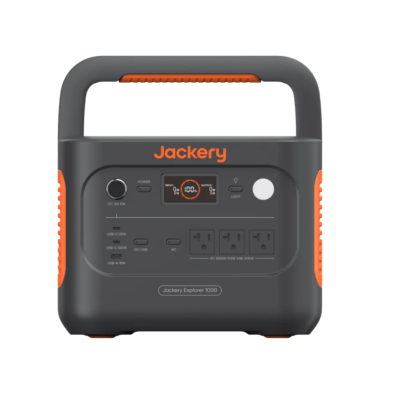 Jackery Solar Generator 1000 v2 with 200W Solar Panel, 1070Wh Portable Power Station LiFePO4 Battery,1500W AC/100W USB-C Output, 1Hr Fast Charge for Outdoor,Off-Grid Living,RV,Emergency - Image 2