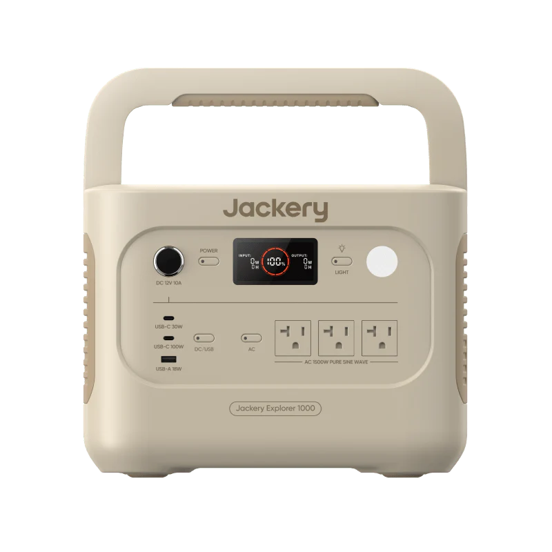 Jackery Solar Generator 1000 v2 with 200W Solar Panel, 1070Wh Portable Power Station LiFePO4 Battery,1500W AC/100W USB-C Output, 1Hr Fast Charge for Outdoor,Off-Grid Living,RV,Emergency - Image 3