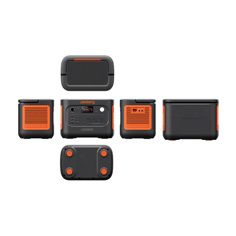 Jackery Solar Generator with Explorer 1500 v2 Portable Power Station, 1536Wh LiFePO4 Battery, 2000W AC/4000W USB-C Output, and 2-Piece SolarSaga 100W Air Panels - Image 4