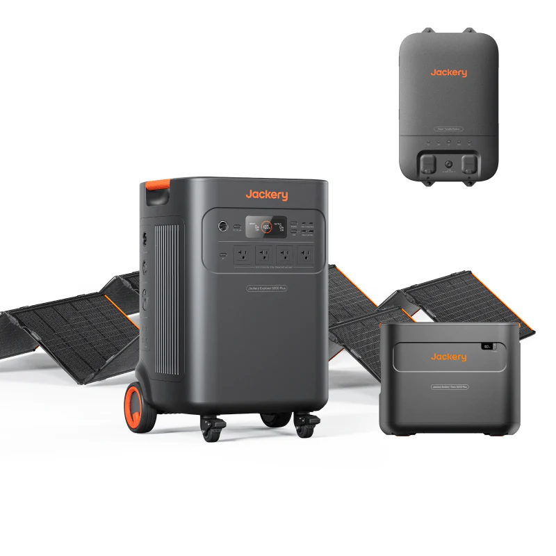 Jackery Solar Generator 5000 Plus Portable Power Station with AC Cable, 5000Wh LiFePO4, 7200W 120V/240V AC Output, Expandable to 60kWh, Essential Home Backup for Power Outages - Image 3