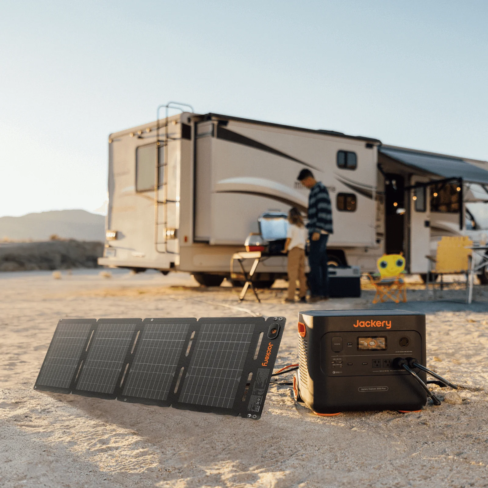 Jackery SolarSaga 40W Air Solar Panel, 23% Conversion Efficiency, Bifacial Panels, IP65 Waterproof, Foldable Solar Charger for Rooftops, RVing, Off-Grid Solar Panel Kits, PV Charging - Image 3