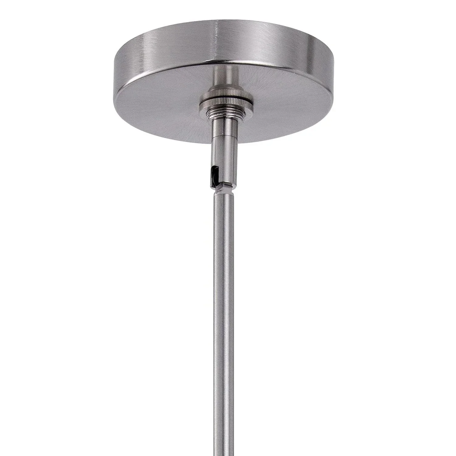 Parrot Uncle Kara Farmhouse 1-Light Textured Glass Nickel Island Pendant Light - Image 6