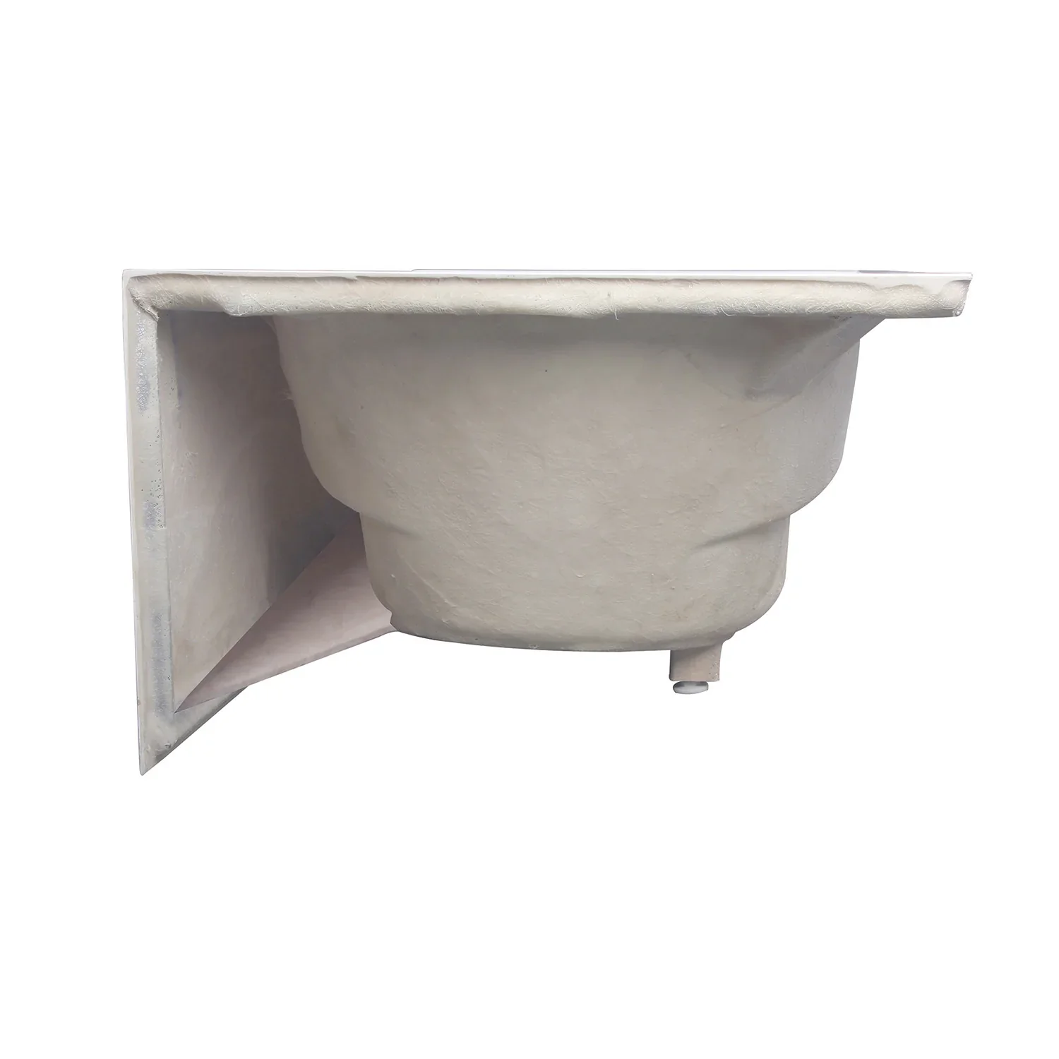 Kingston Brass Aqua Eden 60" Acrylic Rectangular 3-Wall Alcove Tub with Anti Skid and Left Hand Drain Hole, Glossy White (VTAP603216L) - Image 5